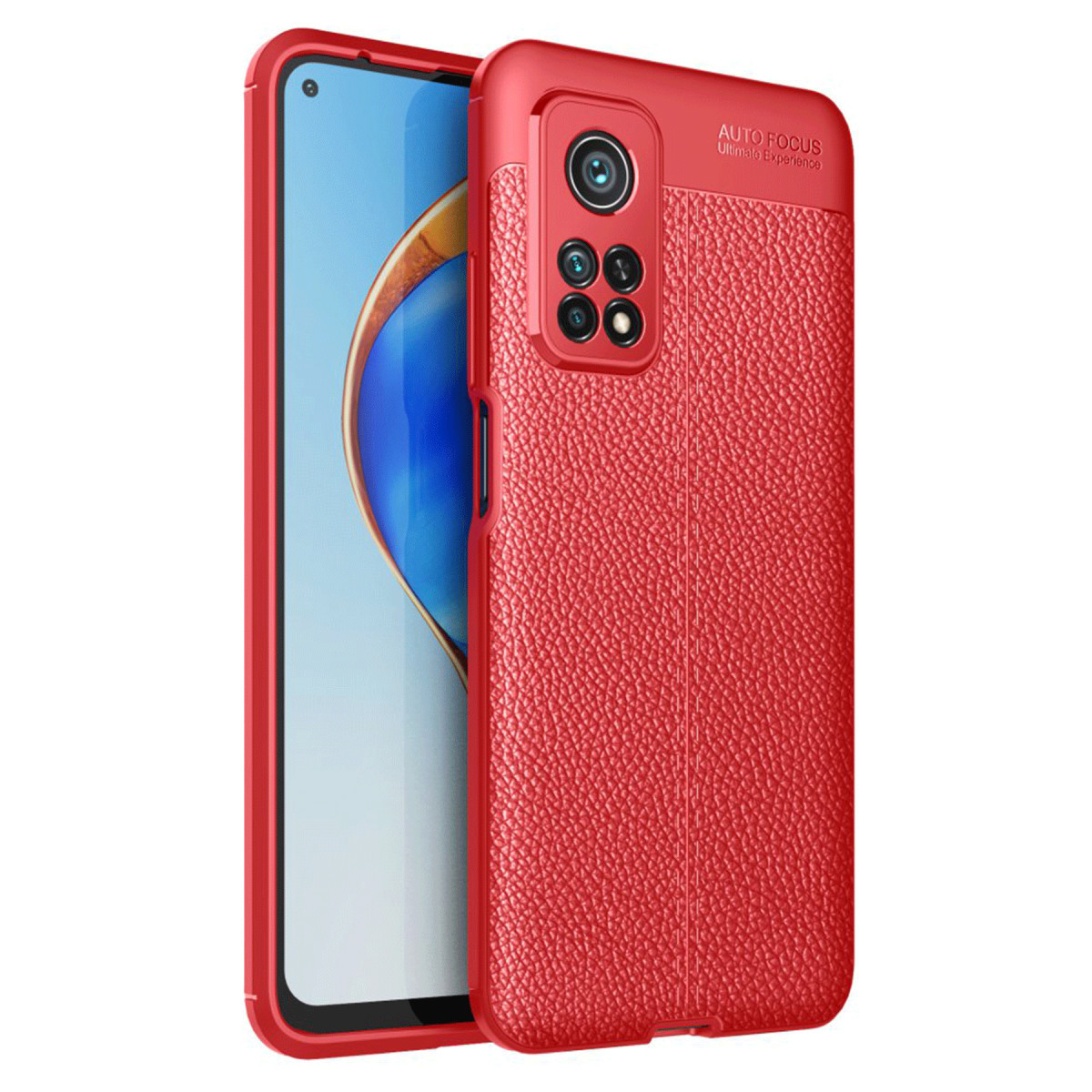 Newface Xiaomi Mi 10T Pro Kılıf Auto Focus Kapak - Kırmızı — görsel 7