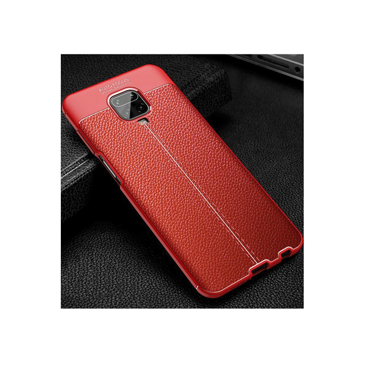 Newface Xiaomi Redmi Note 9 Pro Kılıf Auto Focus Kapak - Kırmızı — görsel 8