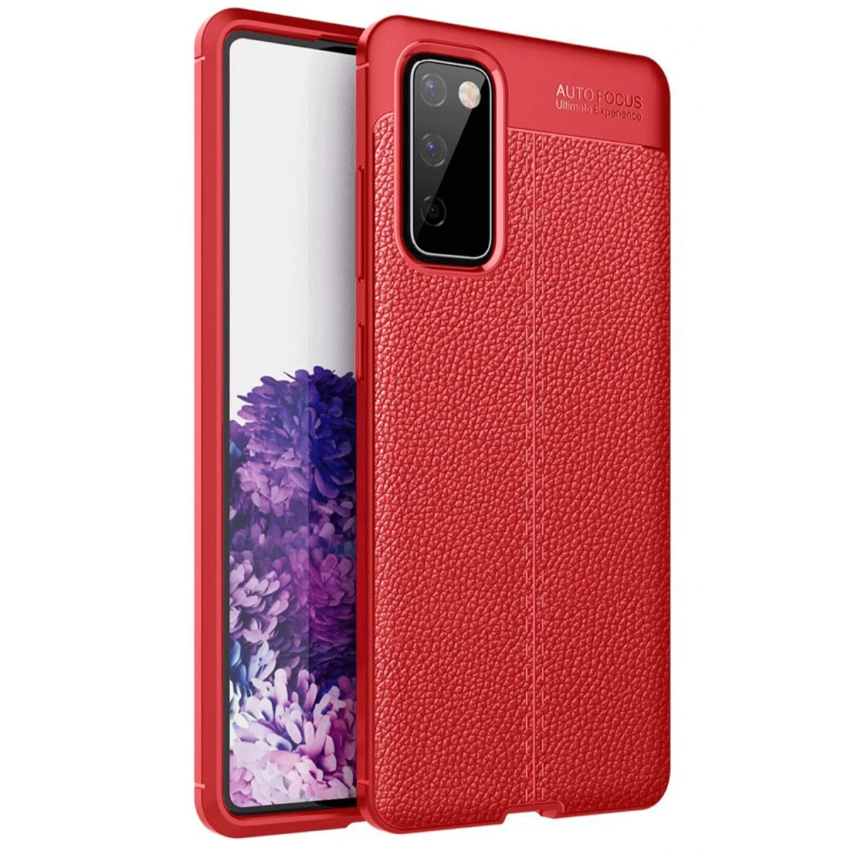 Newface Samsung Galaxy S20 FE Kılıf Auto Focus Kapak - Kırmızı — görsel 4