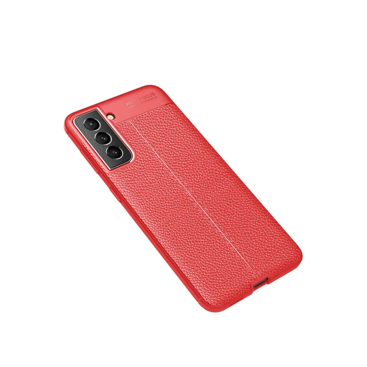 Newface Samsung Galaxy S21 FE Kılıf Auto Focus Kapak - Kırmızı — görsel 5