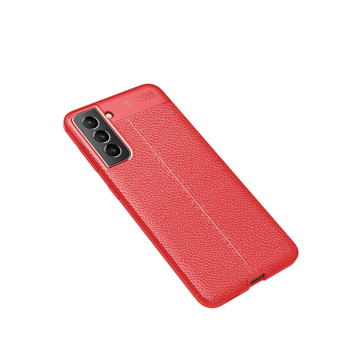Newface Samsung Galaxy S21 FE Kılıf Auto Focus Kapak - Kırmızı — görsel 8