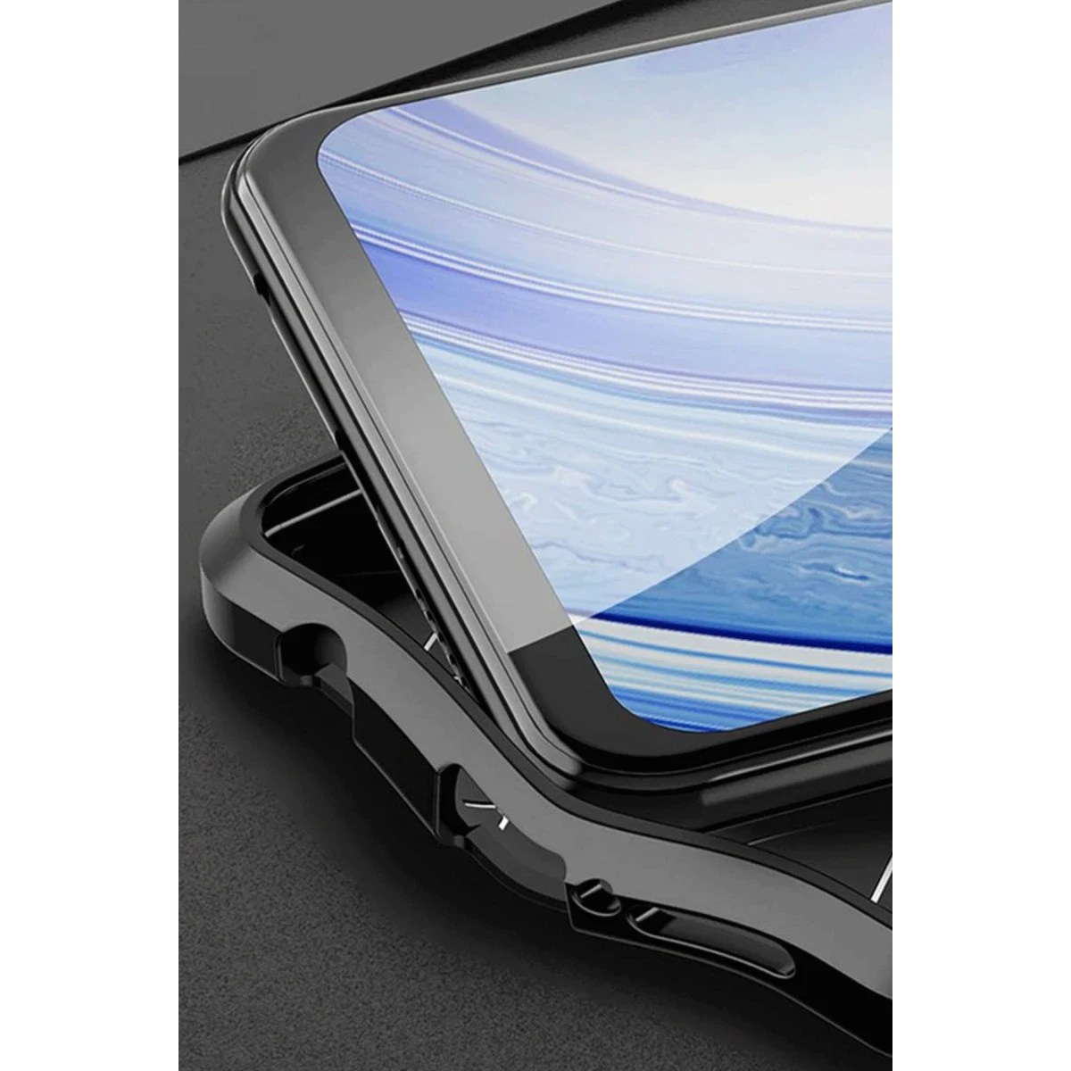 Newface Samsung Galaxy S21 FE Kılıf Auto Focus Kapak - Kırmızı — görsel 6