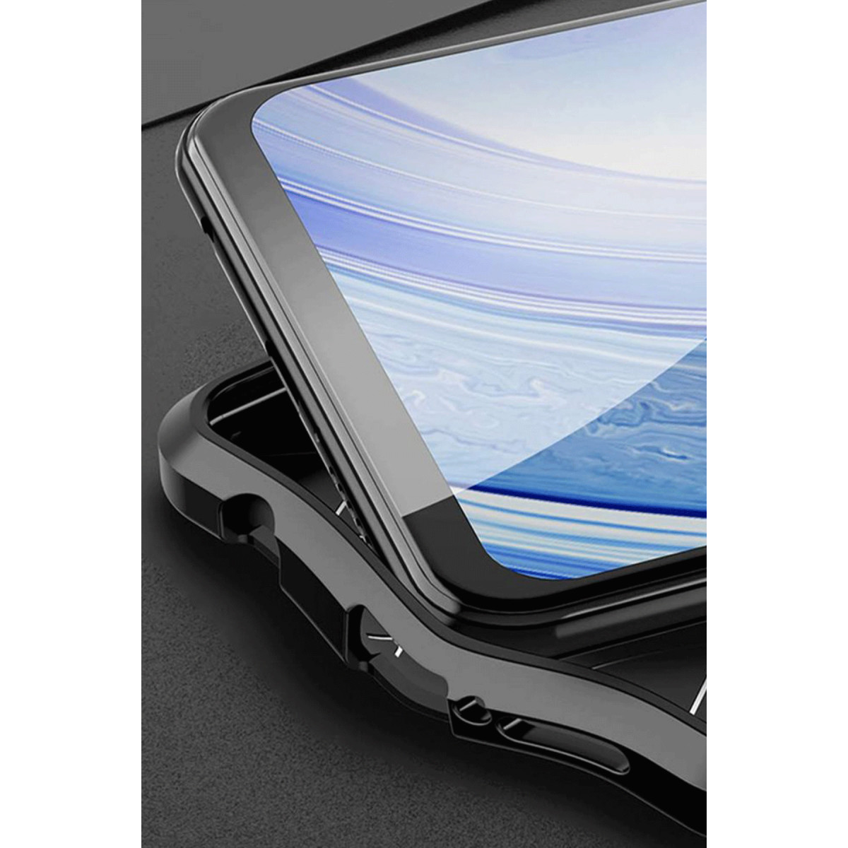 Newface Samsung Galaxy S21 FE Kılıf Auto Focus Kapak - Kırmızı — görsel 9