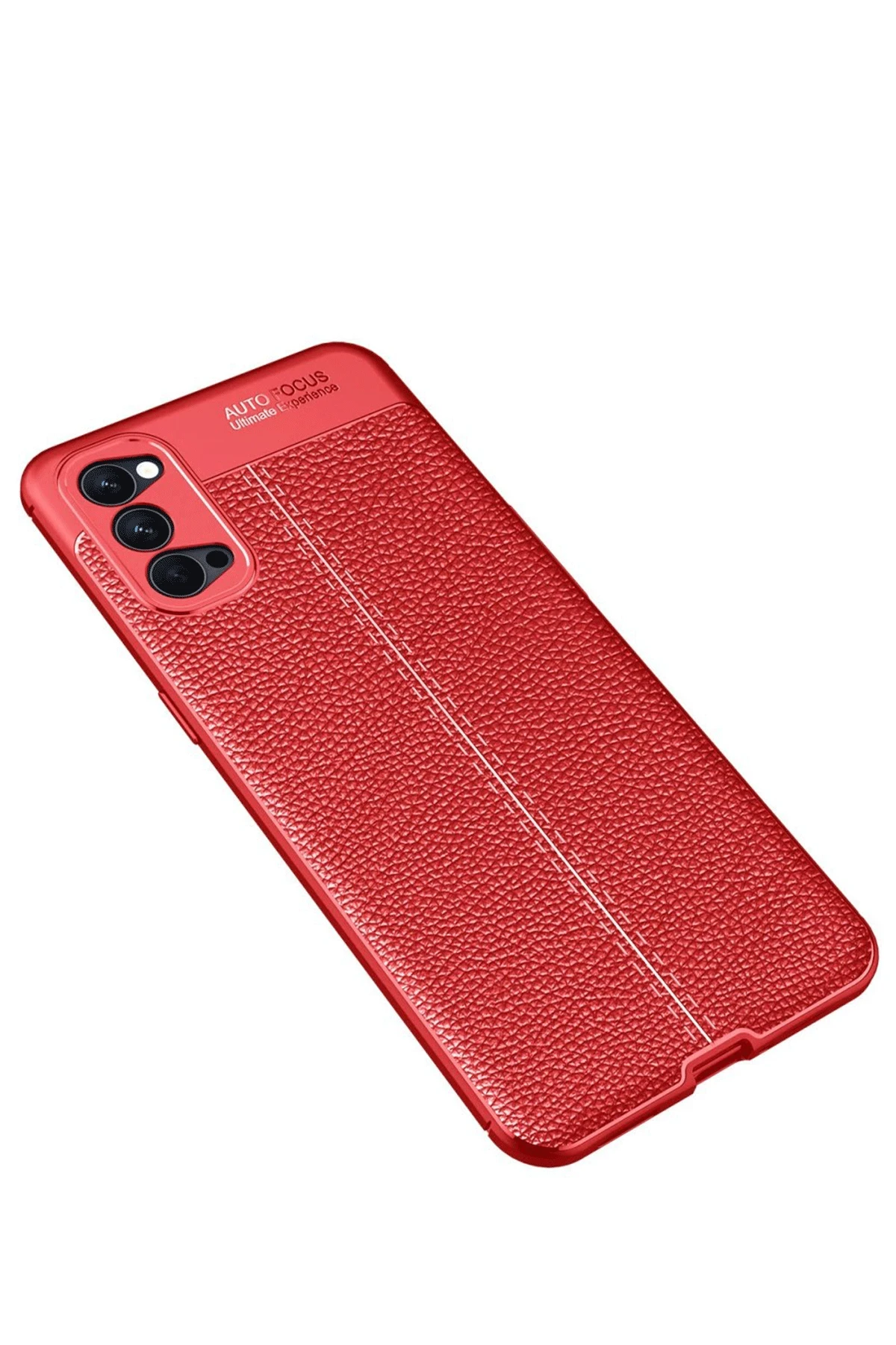 Newface Oppo Reno 4 Pro Kılıf Auto Focus Kapak - Kırmızı — görsel 2
