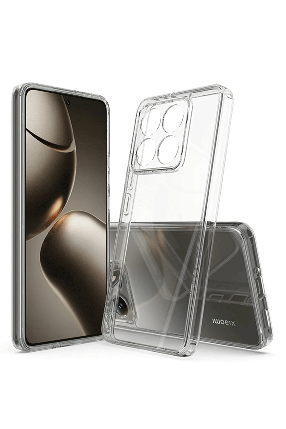 Newface Xiaomi Mi 14T Kılıf Lüx Şeffaf Silikon