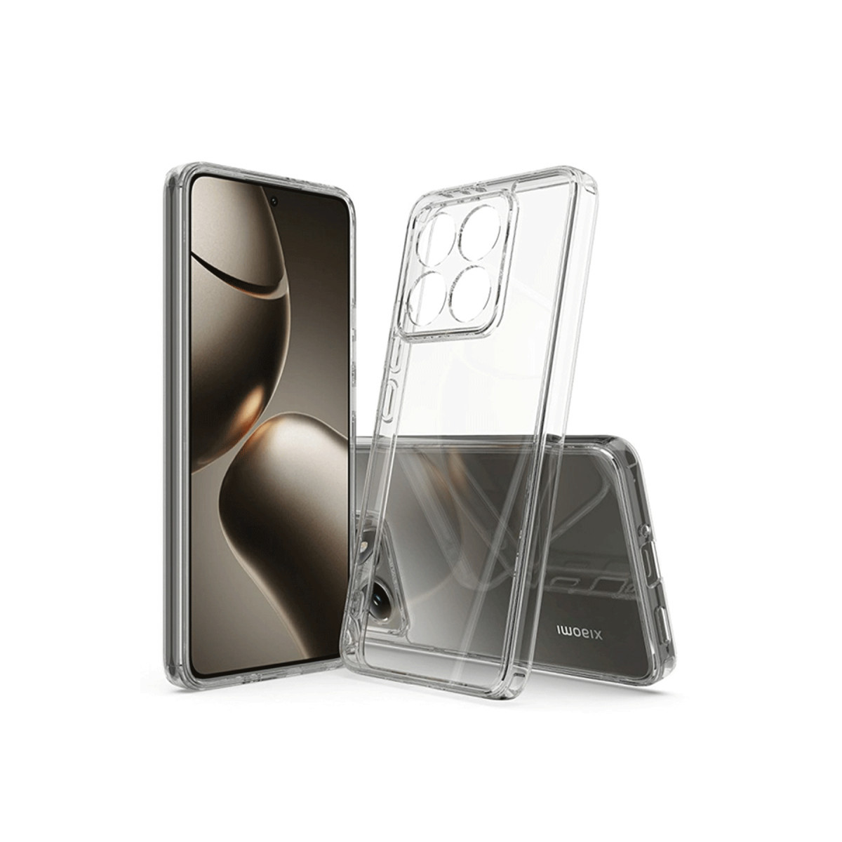 Newface Xiaomi Mi 14T Kılıf Lüx Şeffaf Silikon — görsel 3