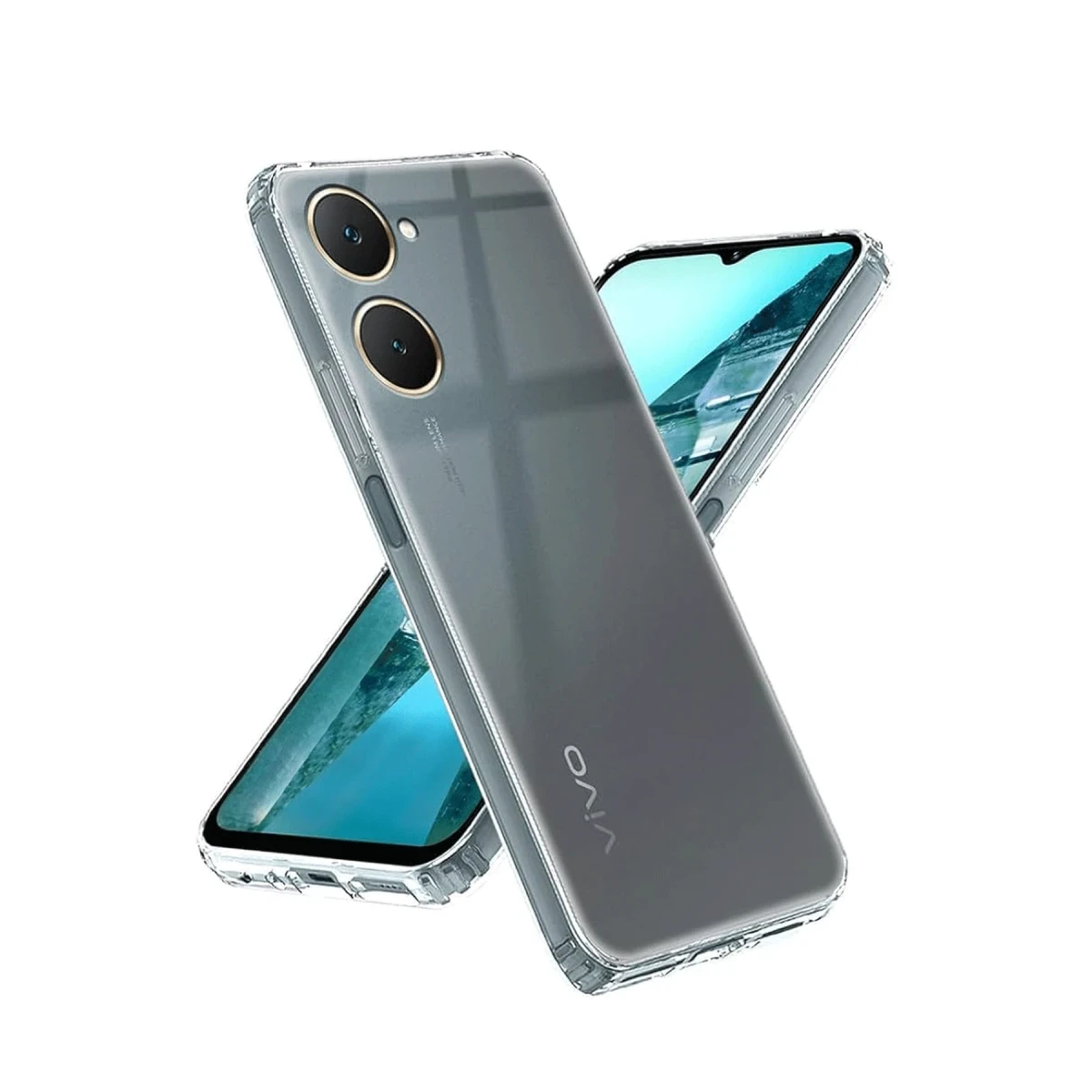 Newface Vivo Y18 Kılıf Lüx Şeffaf Silikon — görsel 2