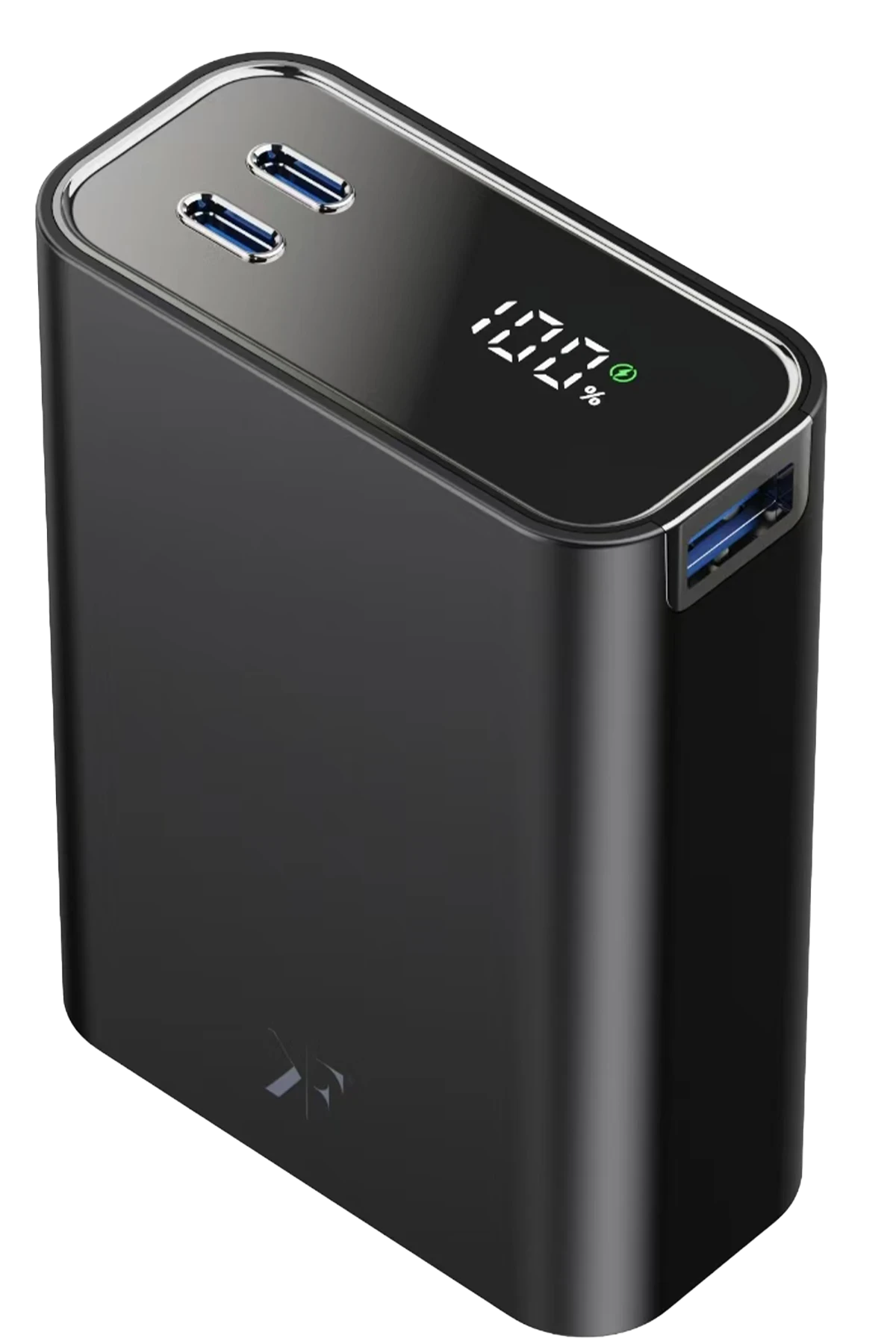 NEWFACE PW501 20.000 MAH DIJITAL GÖSTERGELI 2 ADET 45W TYPE-C VE 22.5W USB ÇIKIŞLI ŞARJ PD HIZLI ŞARJ POWERBANK - SIYAH