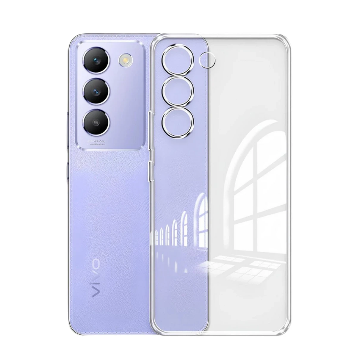 Newface Vivo V30 Lite 4G Kılıf Lüx Şeffaf Silikon — görsel 2