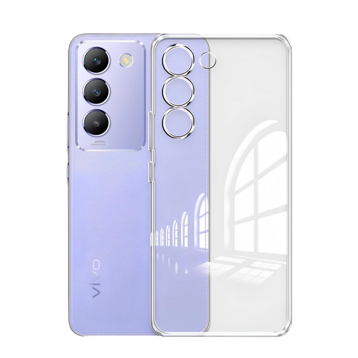 Newface Vivo V30 Lite 4G Kılıf Lüx Şeffaf Silikon — görsel 3