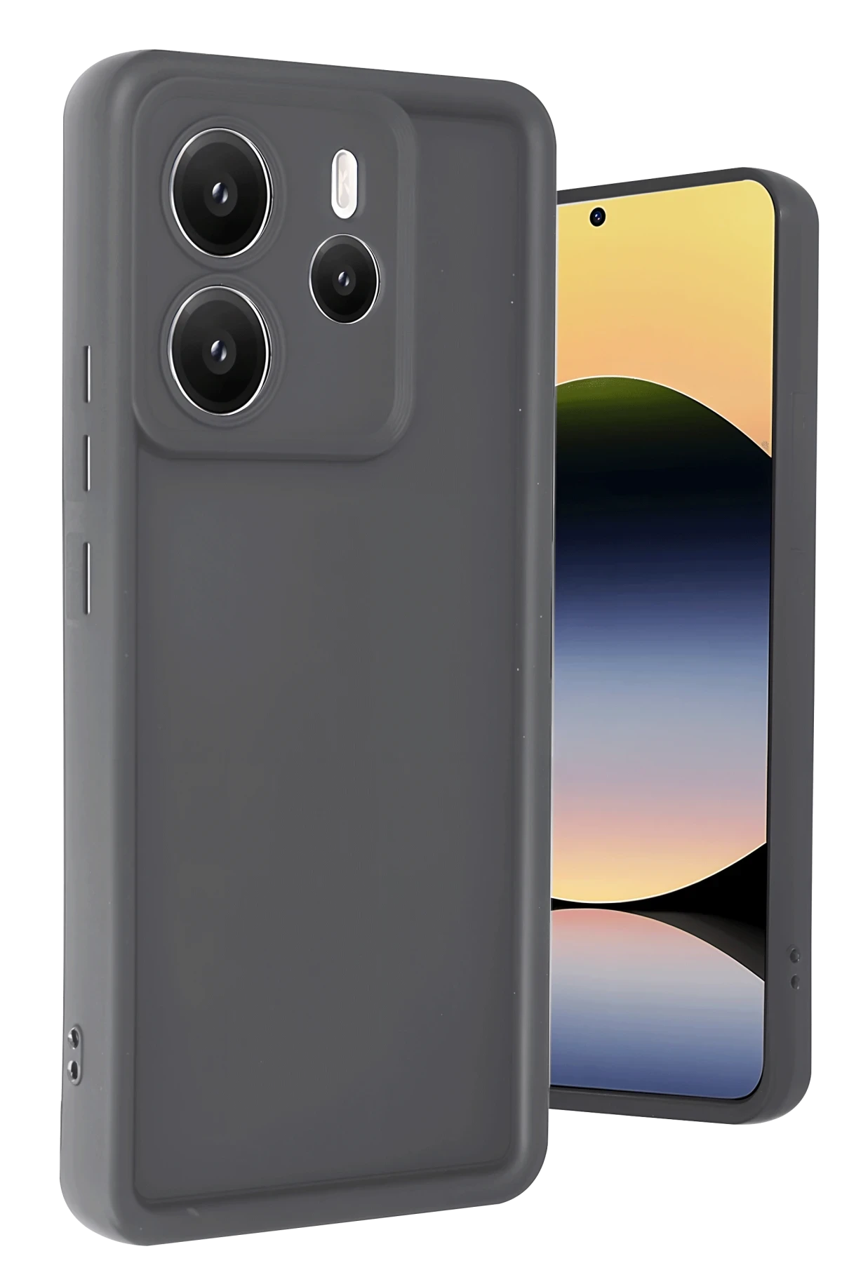Newface Xiaomi Redmi Note 14 4G Kılıf Viera Silikon - Gri