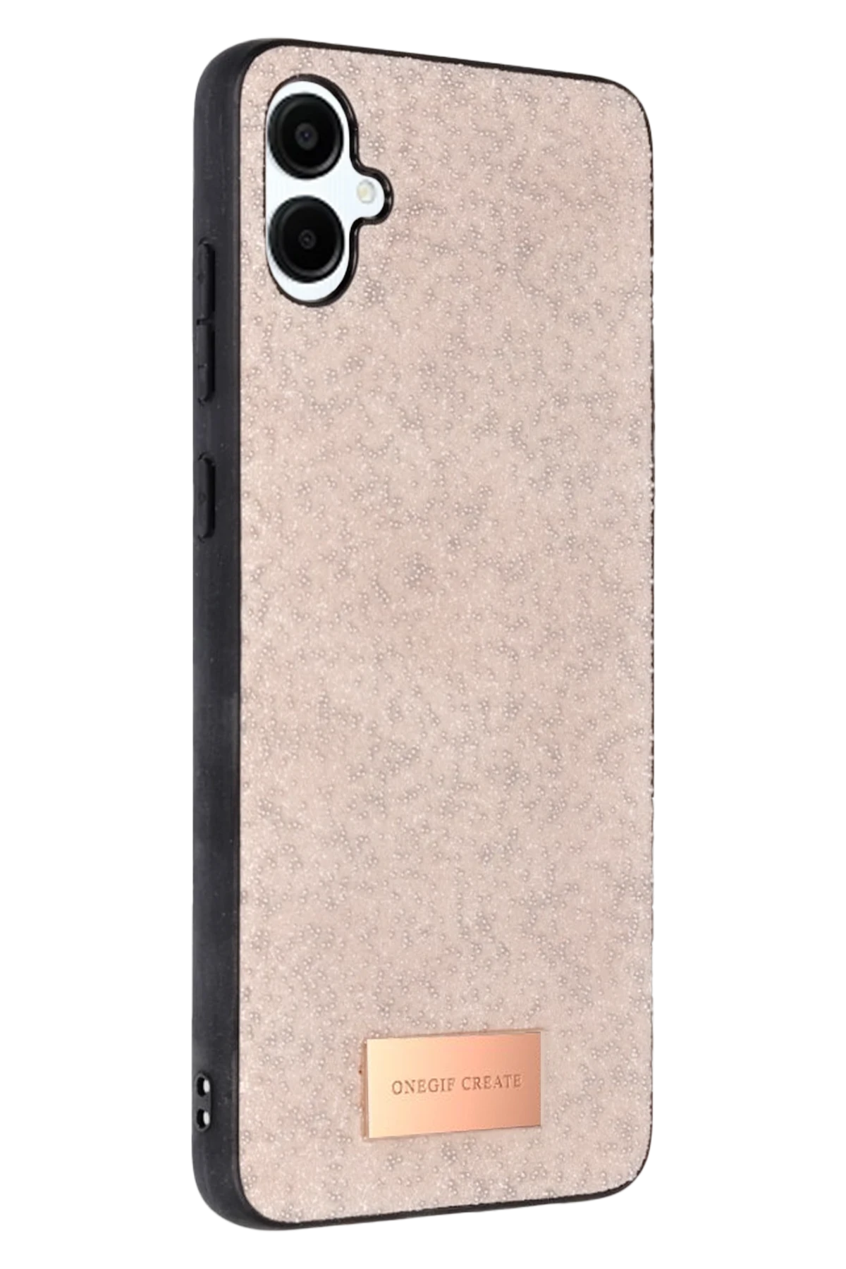 Onegif Samsung Galaxy A06 Bright Simli Kapak - Pembe