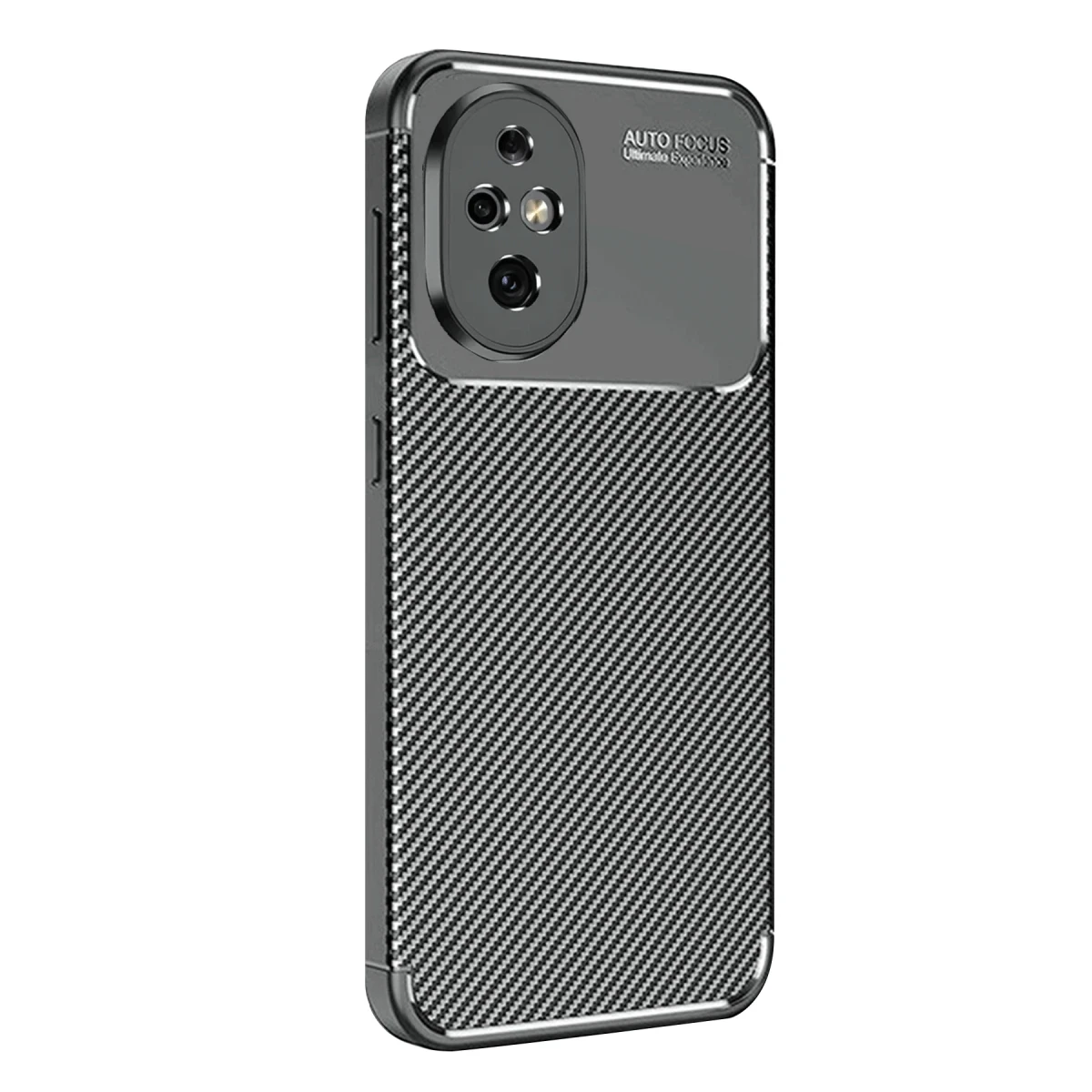 Newface Honor 200 Kılıf Auto Focus Karbon Kapak - Siyah — görsel 6