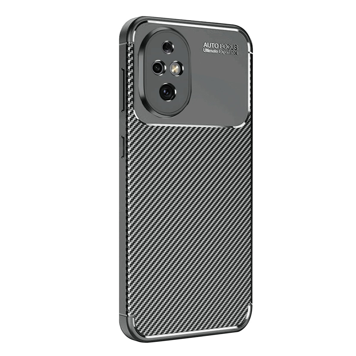 Newface Honor 200 Kılıf Auto Focus Karbon Kapak - Siyah — görsel 9