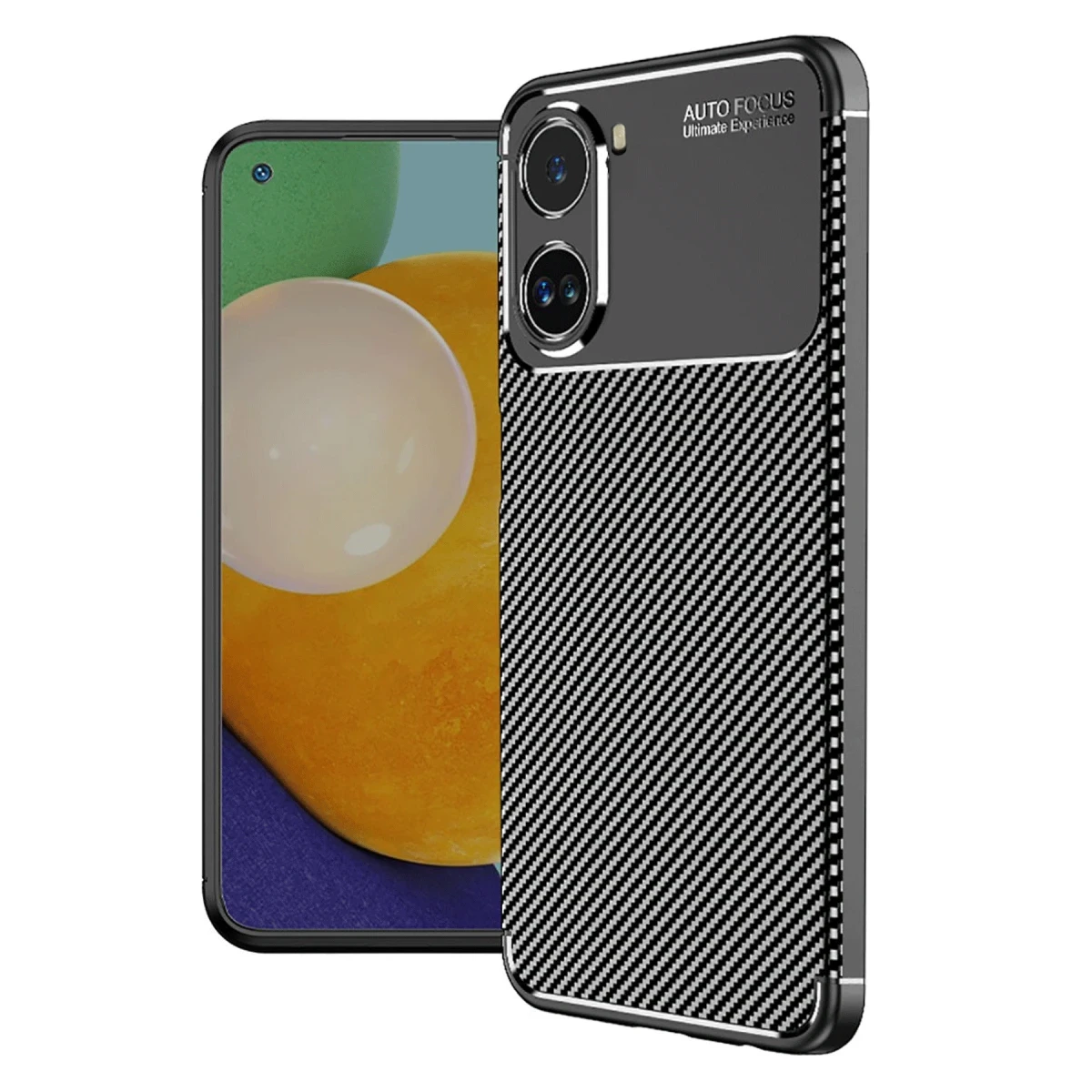 Newface Xiaomi Poco X7 Pro Kılıf Auto Focus Karbon Kapak - Siyah — görsel 4