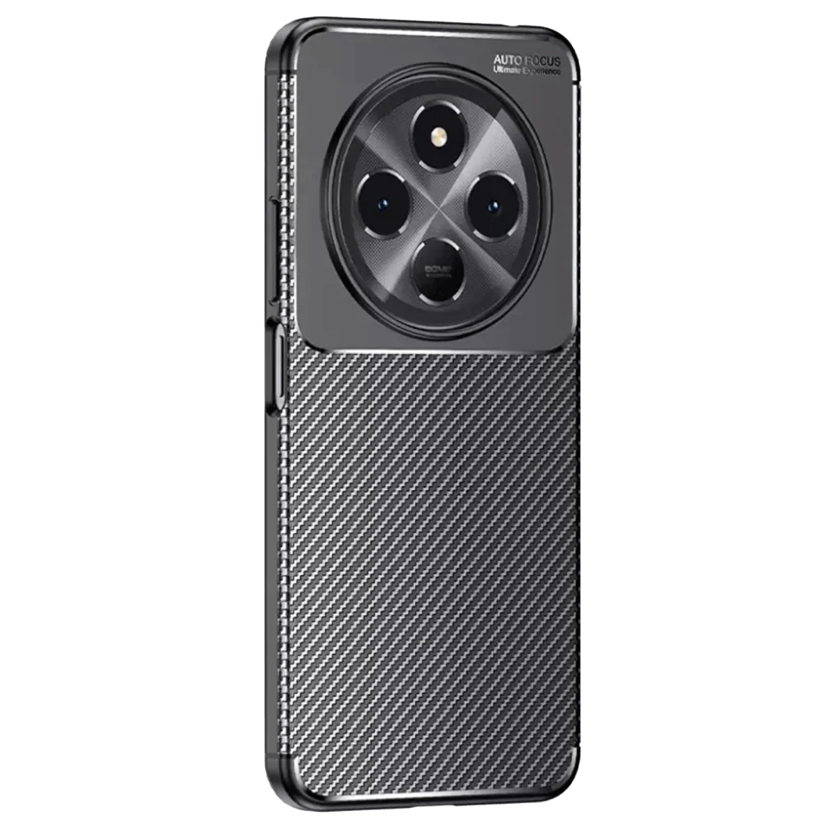 Newface Tecno Spark 30 Kılıf Auto Focus Karbon Kapak - Siyah — görsel 5