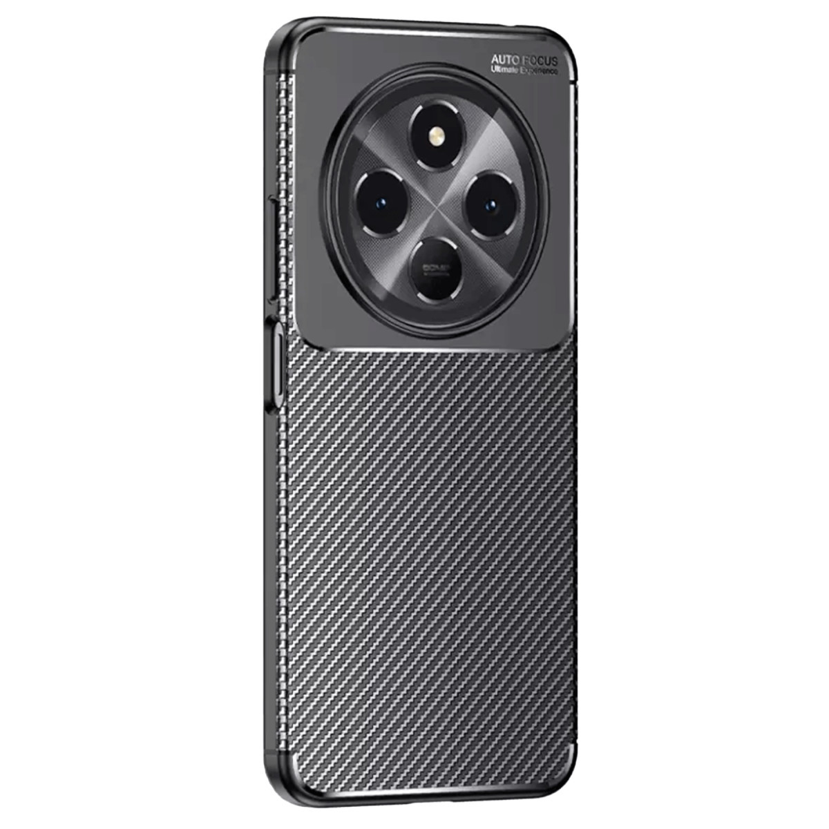 Newface Tecno Spark 30 Kılıf Auto Focus Karbon Kapak - Siyah — görsel 8