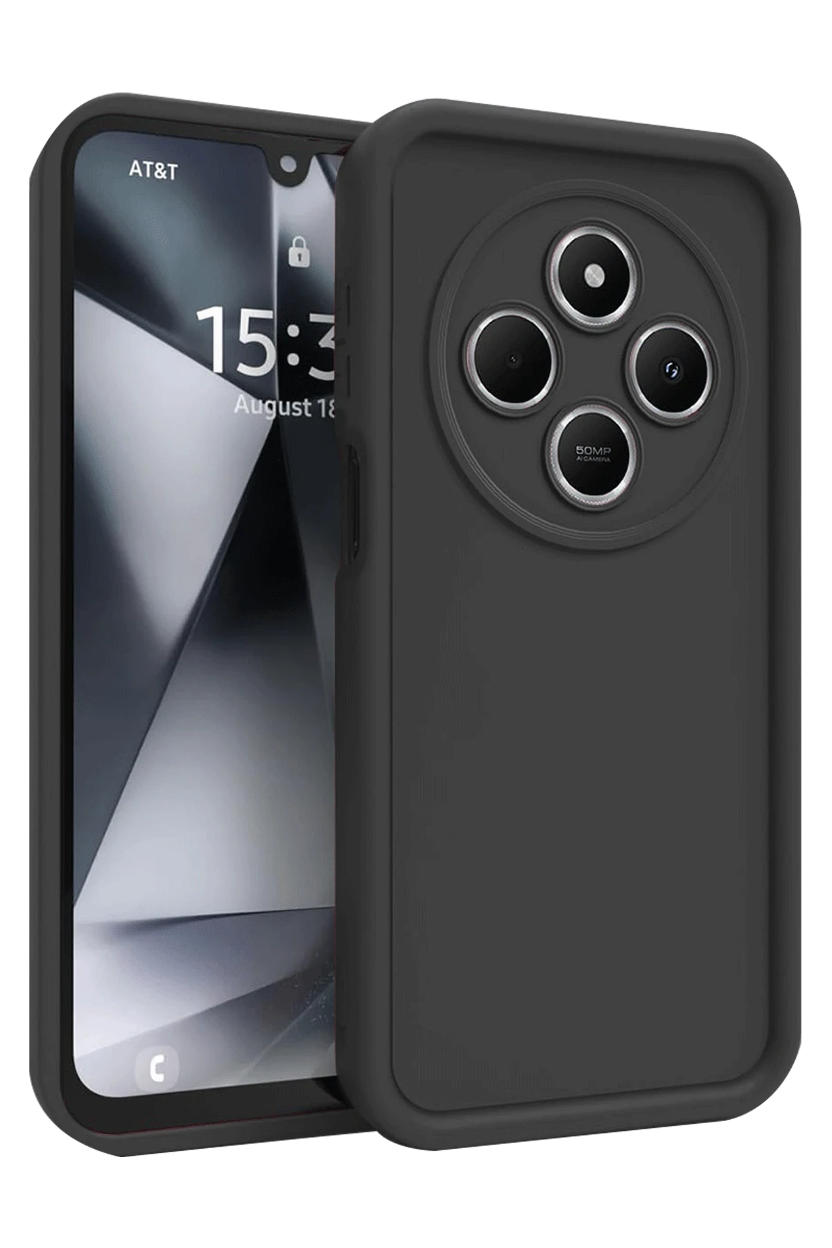 Newface Xiaomi Redmi 14C Kılıf Viera Silikon - Siyah