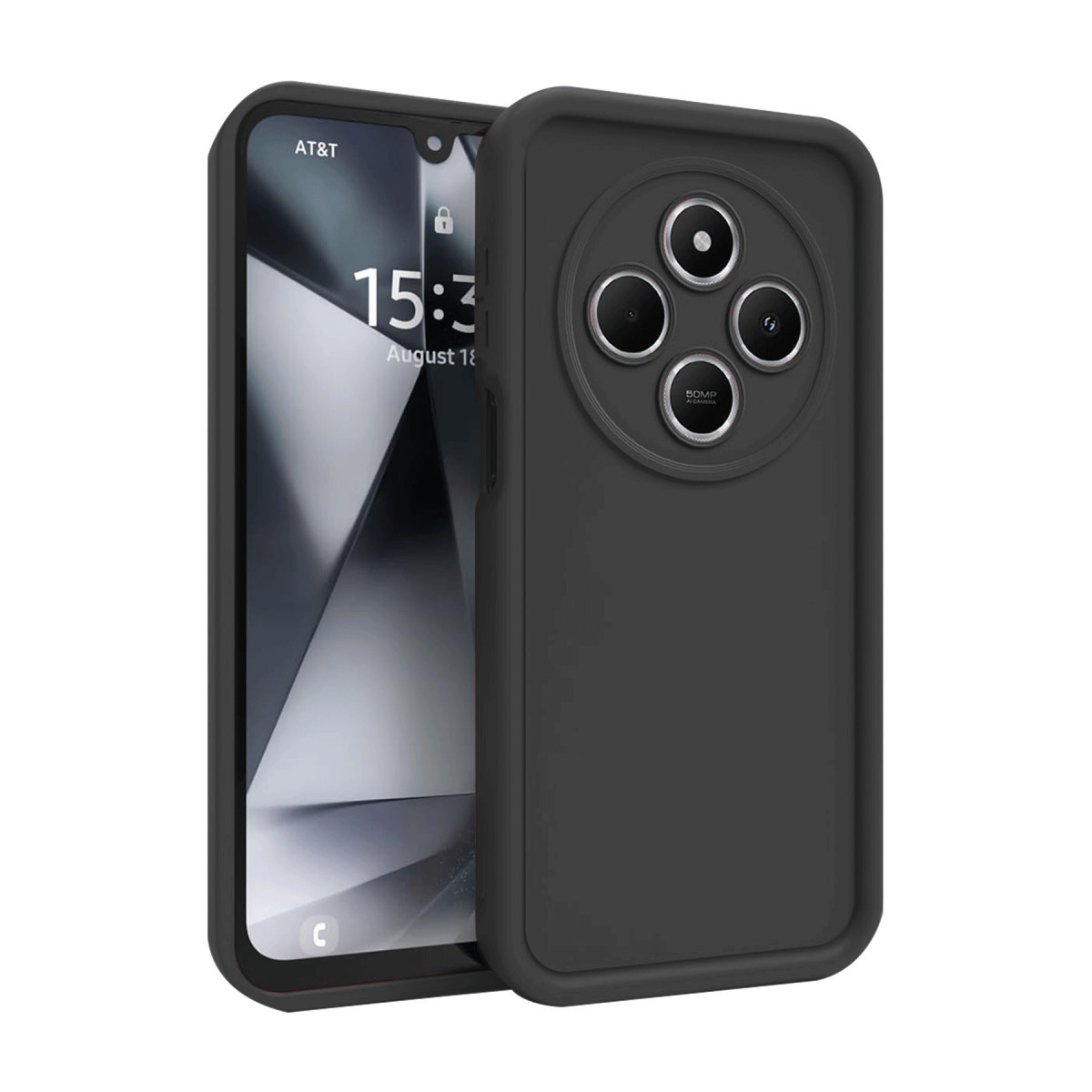 Newface Xiaomi Redmi 14C Kılıf Viera Silikon - Siyah — görsel 5