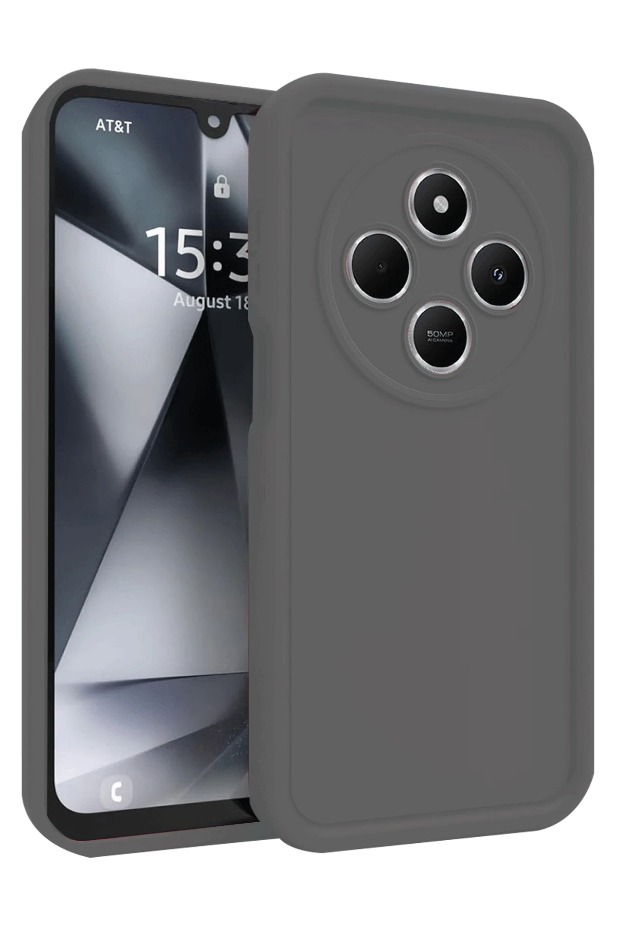 Newface Xiaomi Redmi 14C Kılıf Viera Silikon - Gri