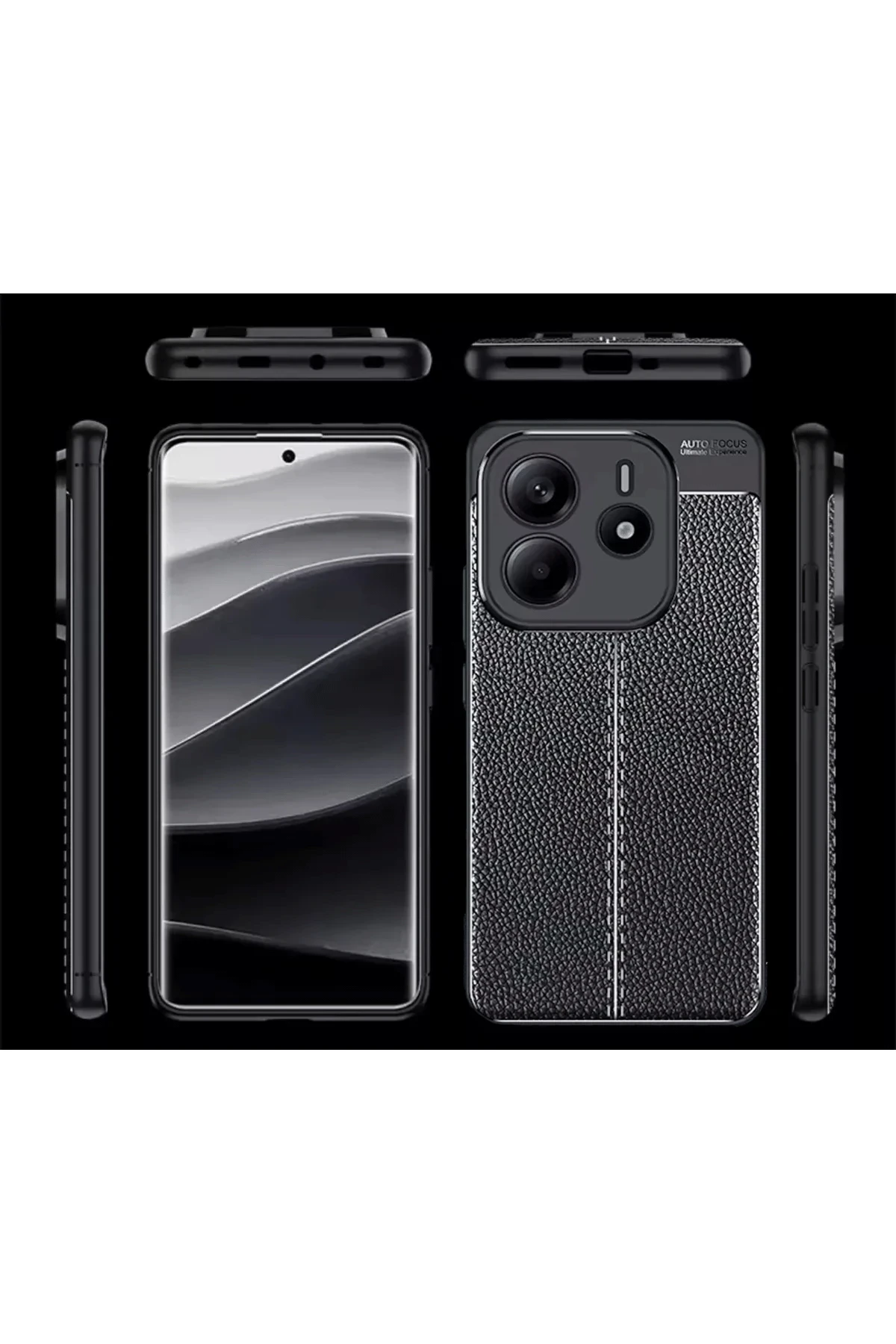 Newface Xiaomi Redmi Note 14 4G Kılıf Auto Focus Kapak - Siyah