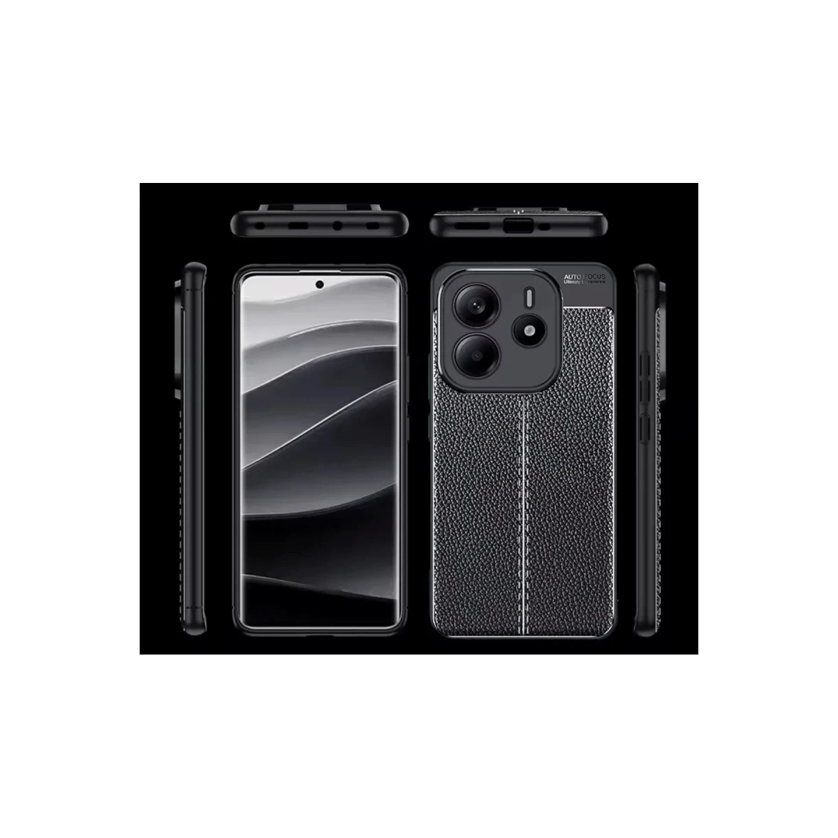 Newface Xiaomi Redmi Note 14 4G Kılıf Auto Focus Kapak - Siyah — görsel 6