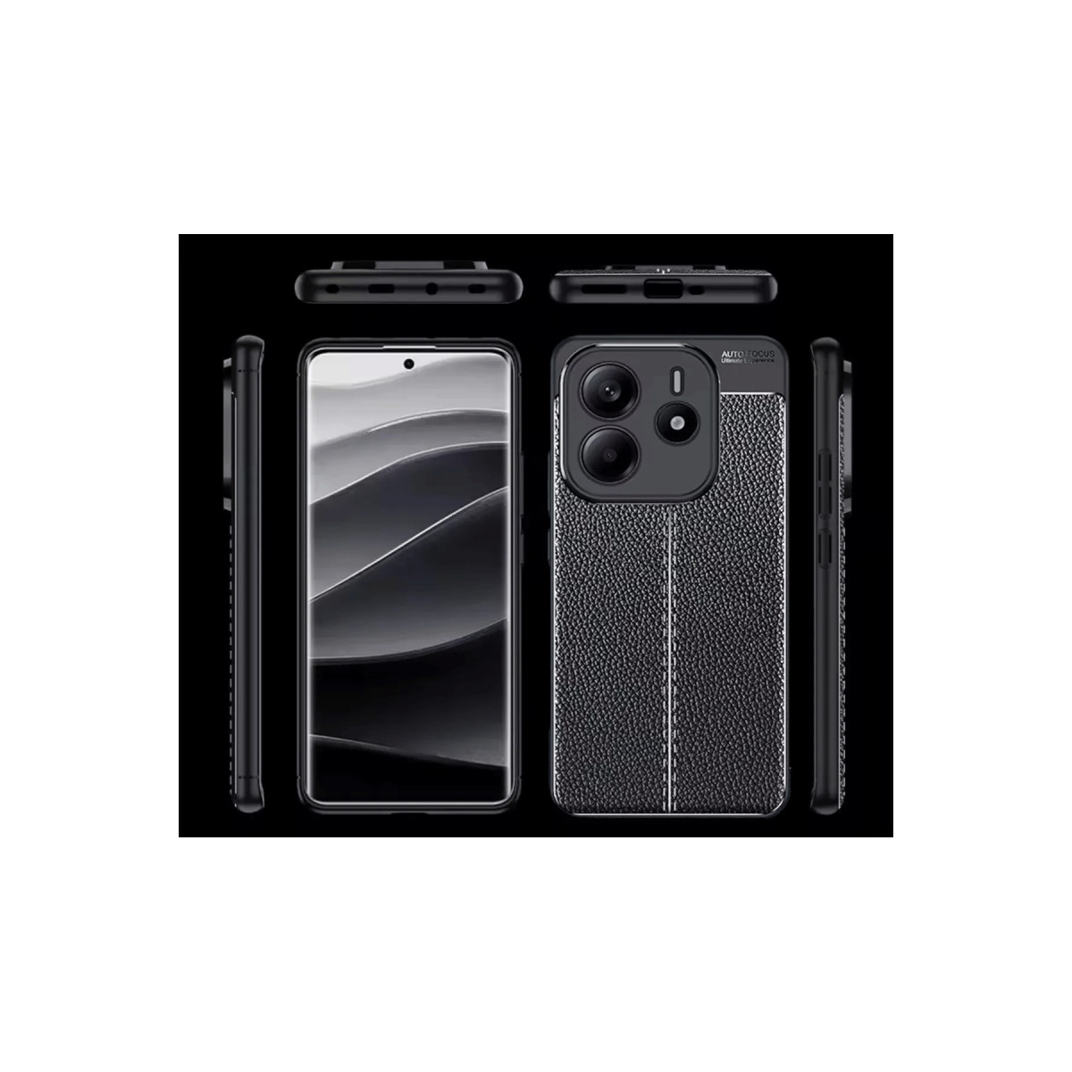 Newface Xiaomi Redmi Note 14 4G Kılıf Auto Focus Kapak - Siyah — görsel 9