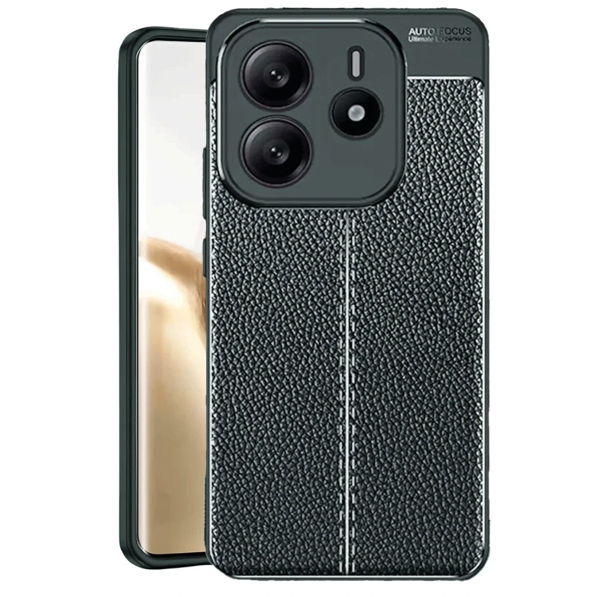 Newface Xiaomi Redmi Note 14 4G Kılıf Auto Focus Kapak - Koyu Yeşil