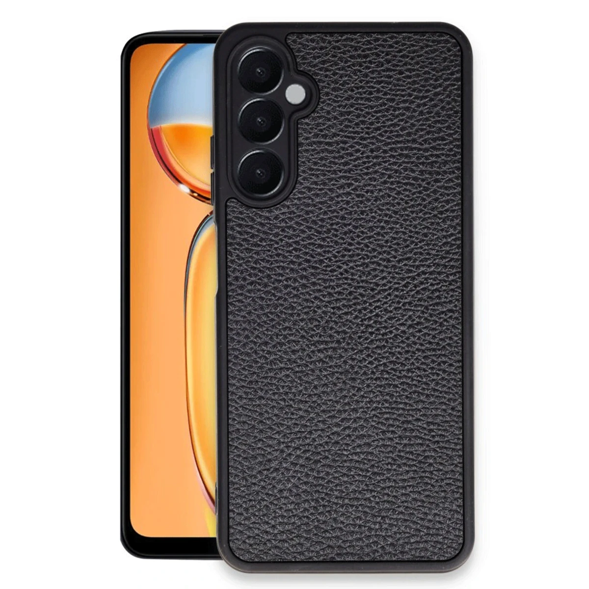 Newface Samsung Galaxy A36 Kılıf Aras Deri Kapak - Siyah — görsel 5