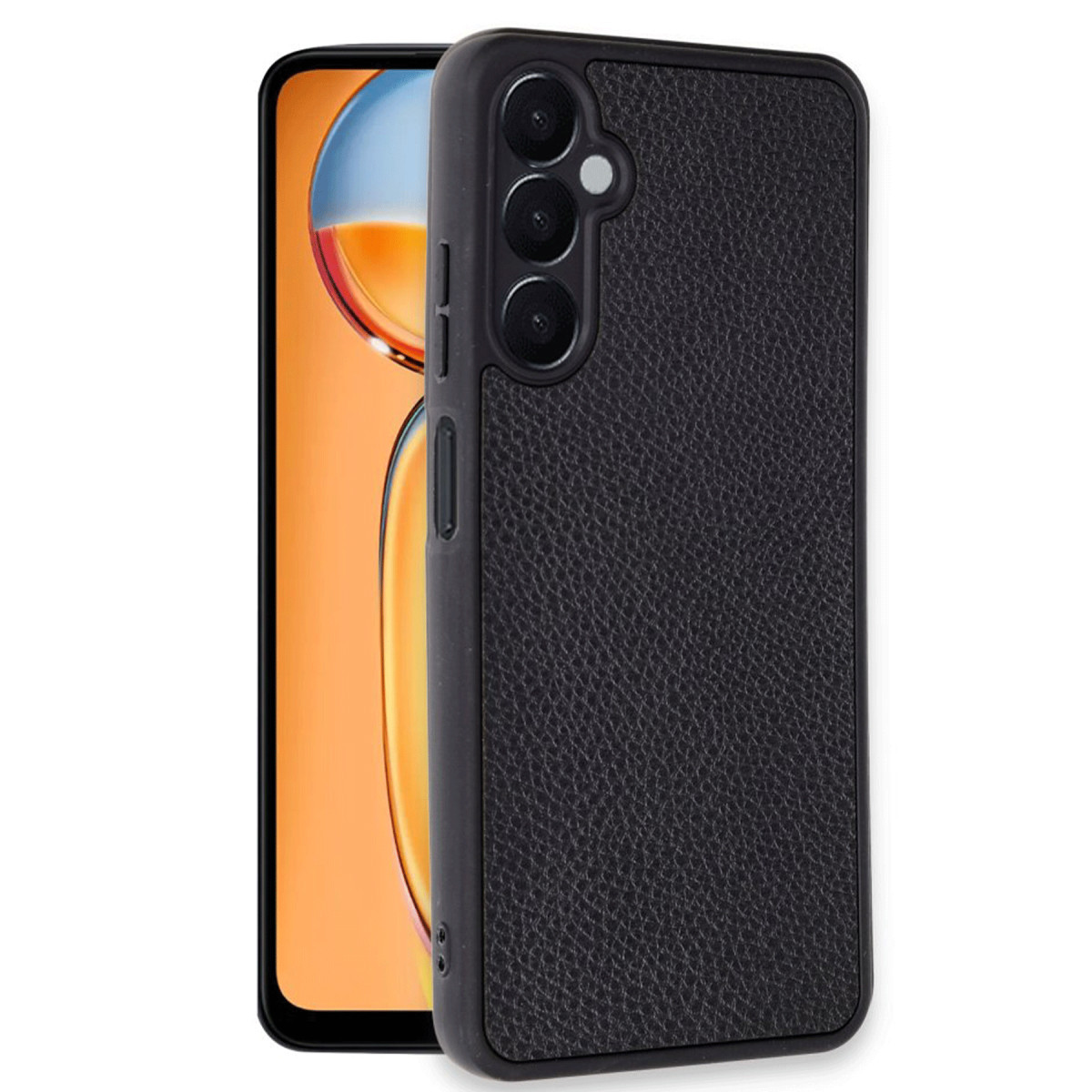 Newface Samsung Galaxy A36 Kılıf Aras Deri Kapak - Siyah — görsel 7
