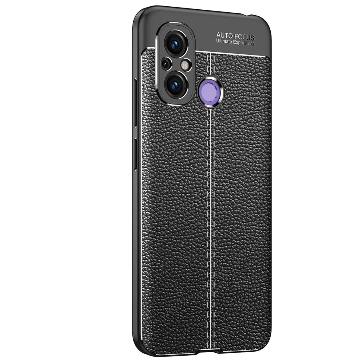 Newface Xiaomi Redmi 12C Kılıf Auto Focus Kapak - Siyah