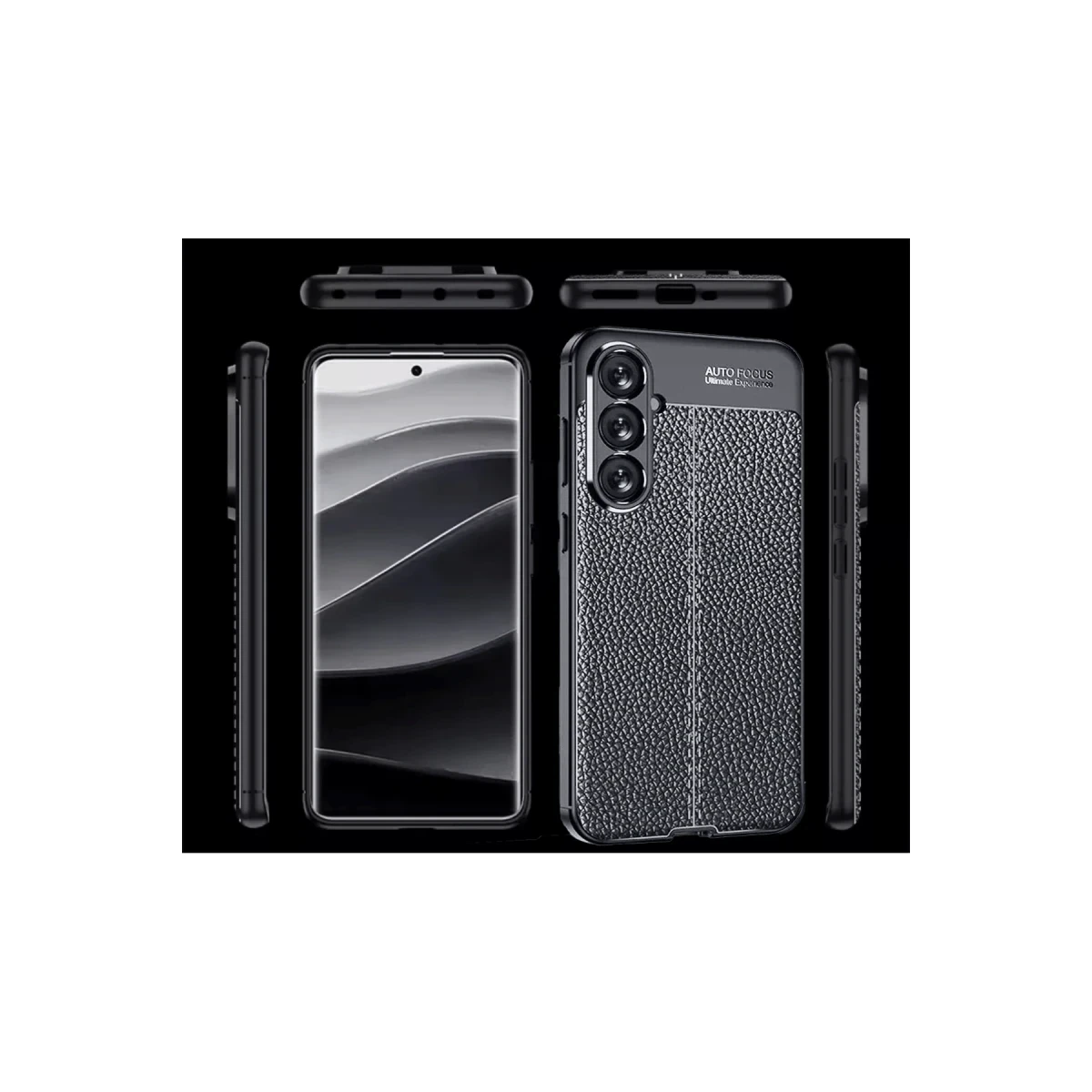 Newface Samsung A56 Kılıf Auto Focus Kapak - Siyah — görsel 6