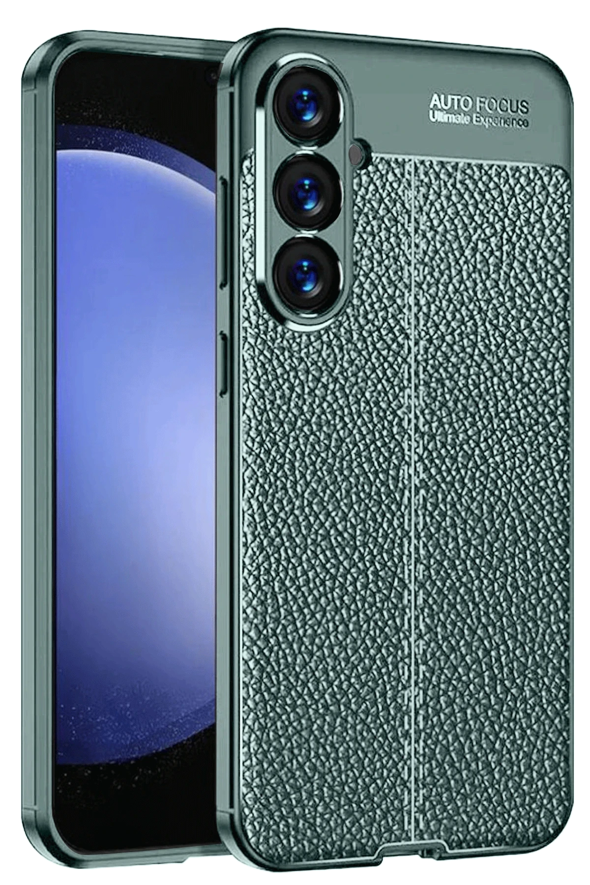 Newface Samsung A56 Kılıf Auto Focus Kapak - Koyu Yeşil
