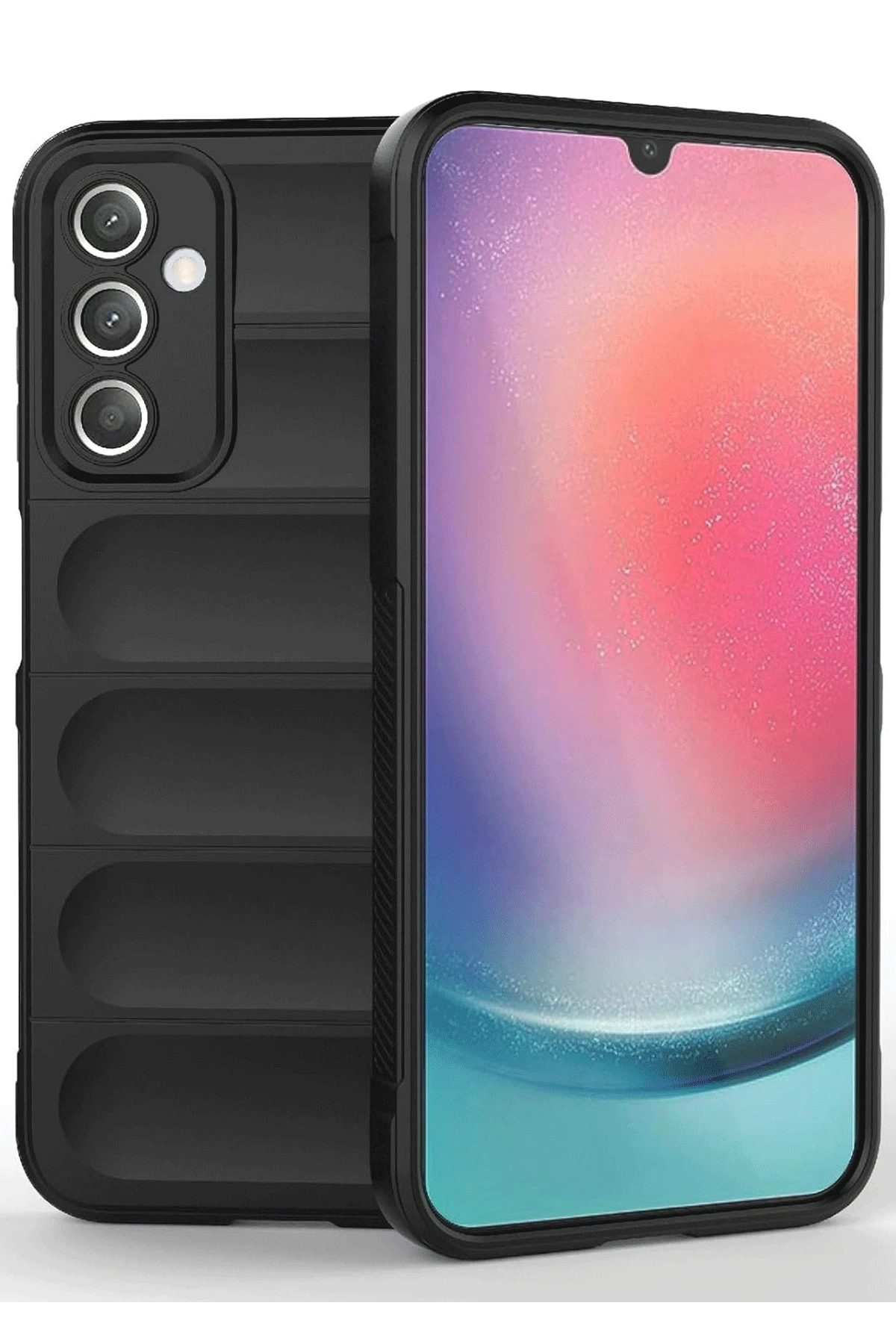 Newface Samsung A36 Kılıf Optimum Silikon - Siyah