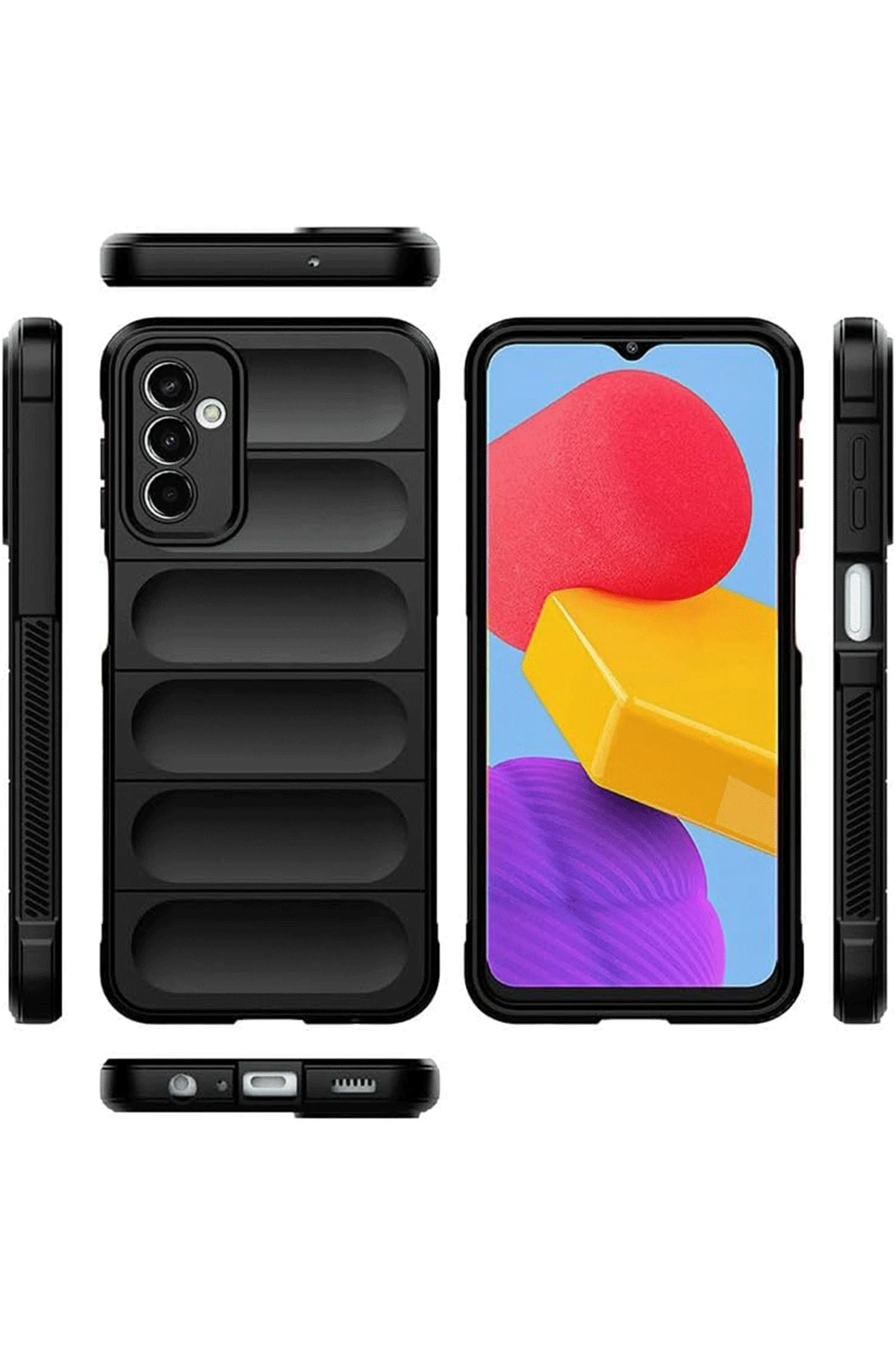 Newface Samsung A36 Kılıf Optimum Silikon - Siyah — görsel 3