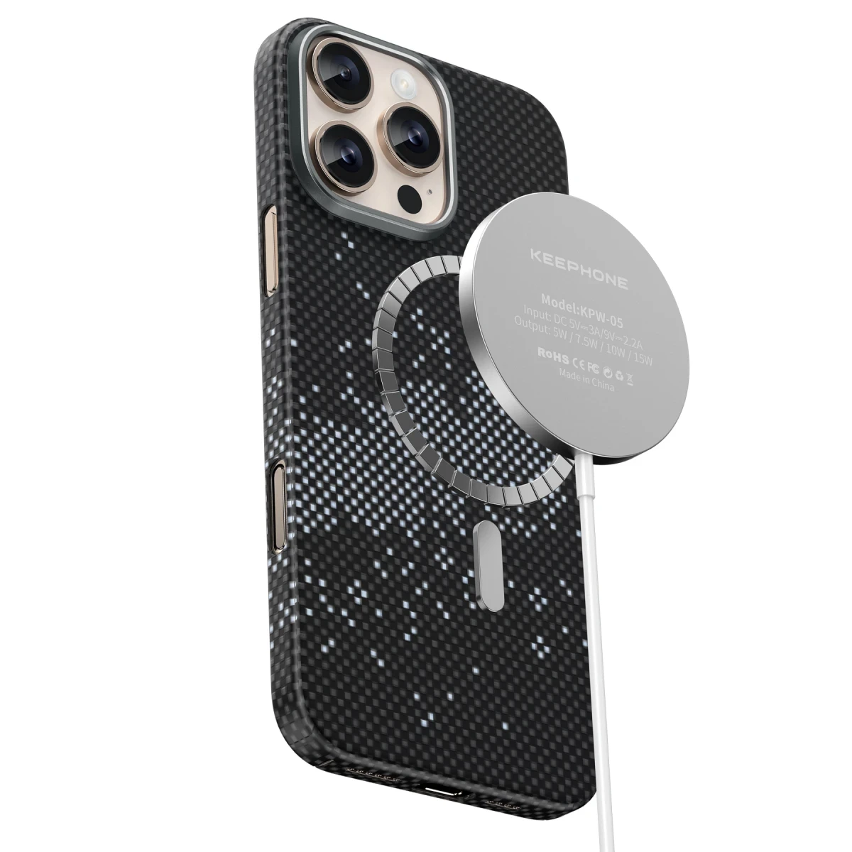 Keephone Apple iPhone 16 Pro Kevlar Seanova Magsafe Kılıf - Sunlit