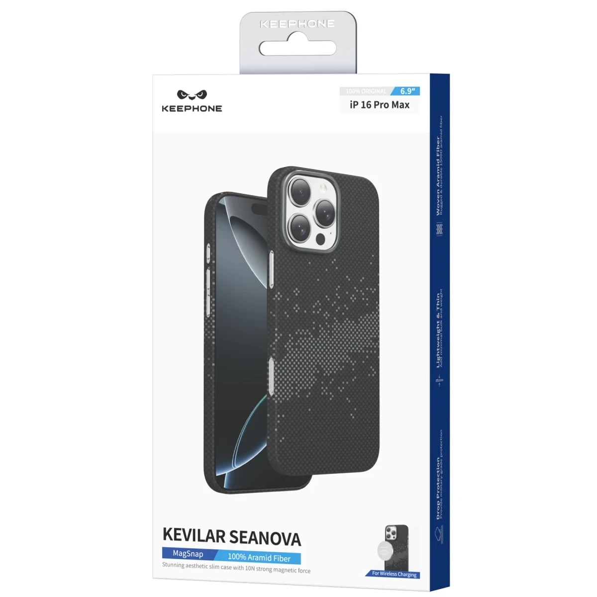 Keephone Apple iPhone 16 Pro Kevlar Seanova Magsafe Kılıf - Sunlit