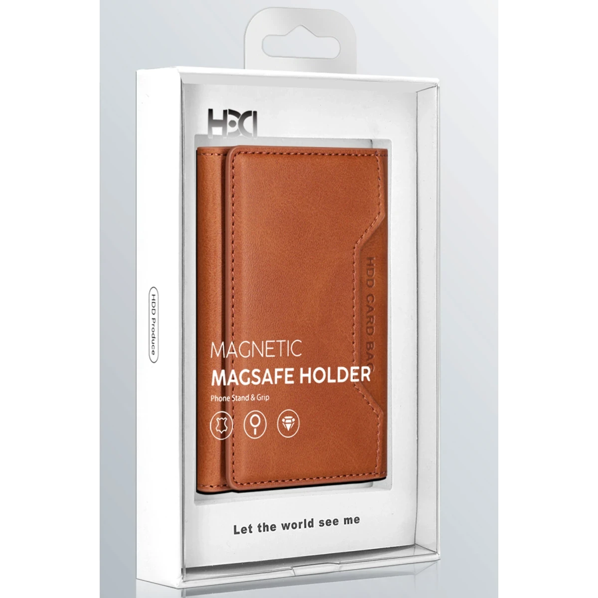 HDD HS-013 Stant Özellikli Magsafe Kartlık - Siyah