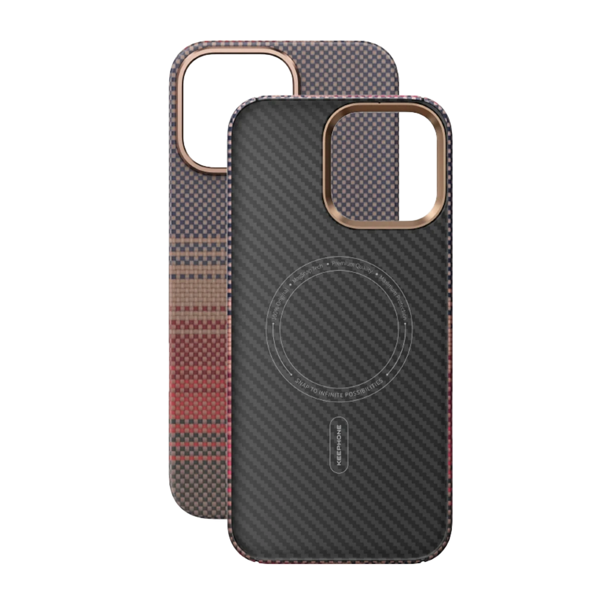 Keephone Apple iPhone 15 Pro Max Kevlar Seanova Magsafe Kılıf - Sunlit
