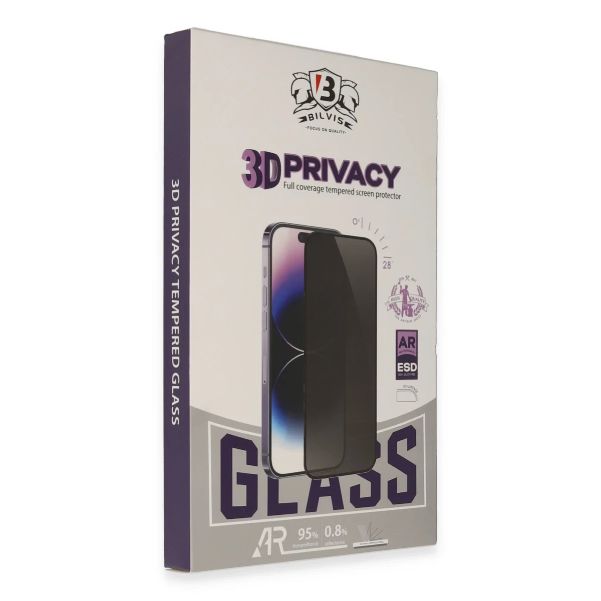 Newface Samsung Galaxy S25 Ultra Bilvis 3D Hayalet Cam Ekran Koruyucu — görsel 3