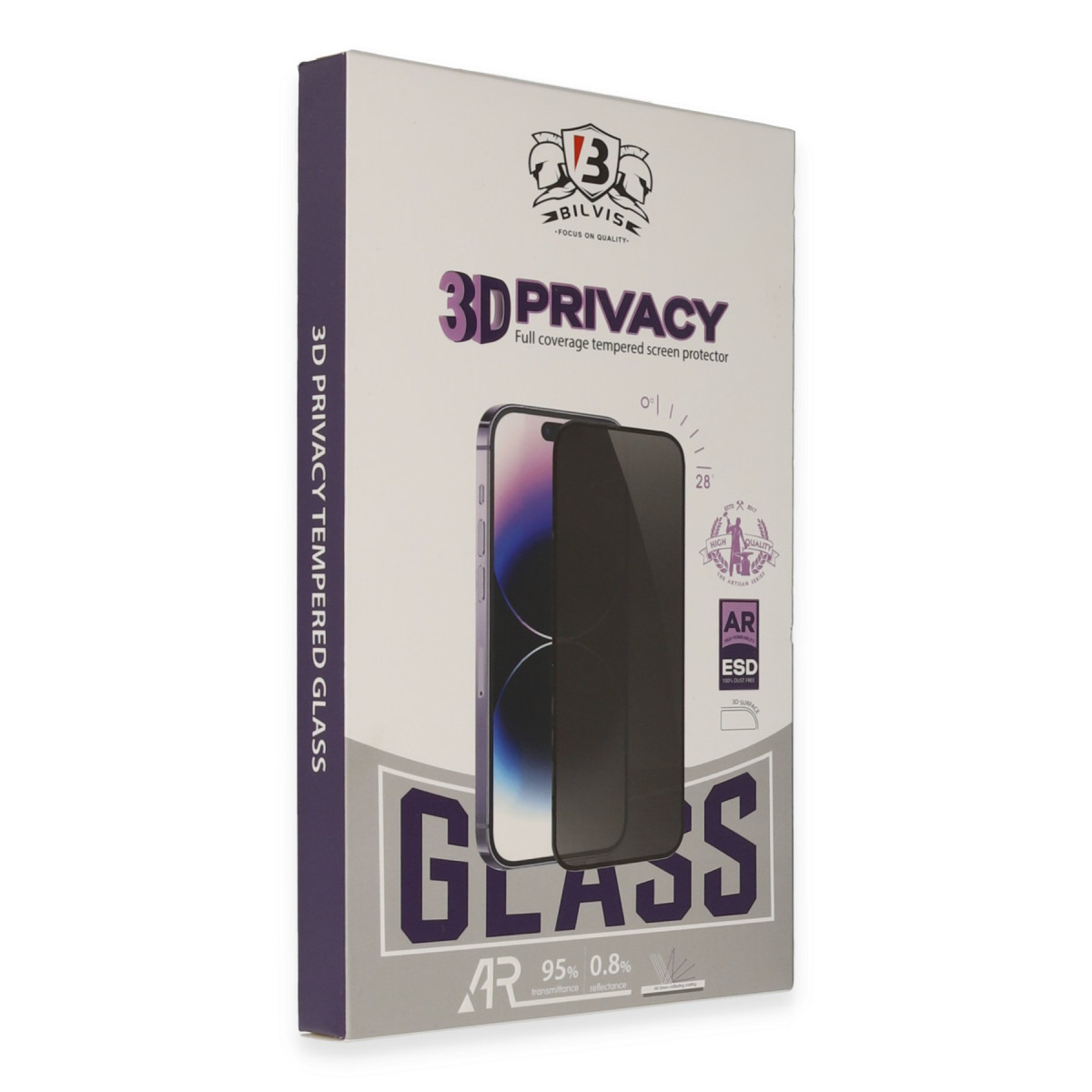 Newface Samsung Galaxy S25 Ultra Bilvis 3D Hayalet Cam Ekran Koruyucu — görsel 5