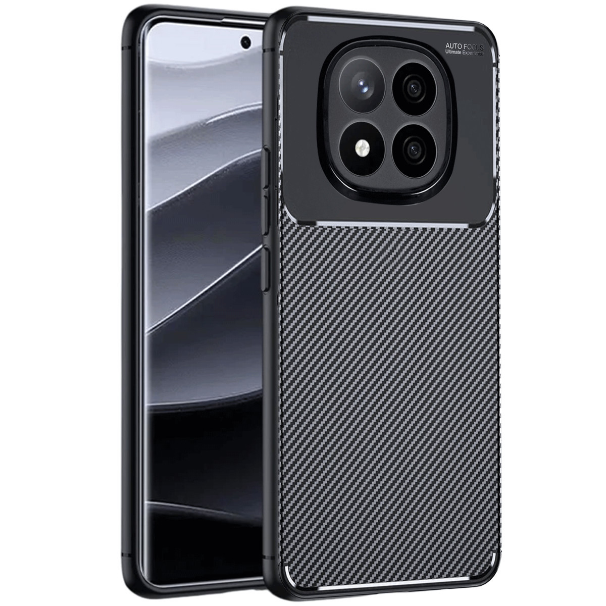 Newface Xiaomi Redmi Note 14 Pro 4G Kılıf Auto Focus Karbon Kapak - Siyah — görsel 9