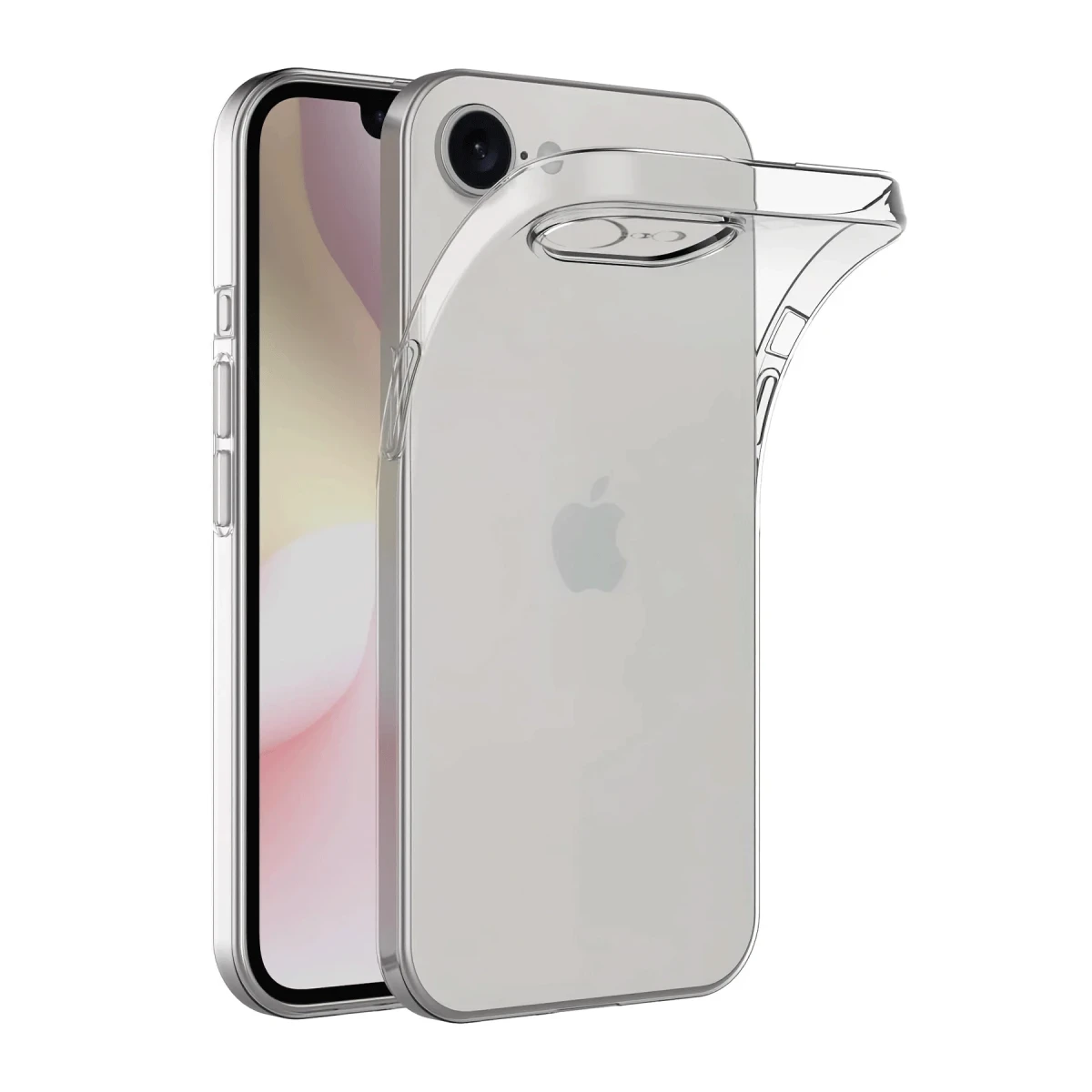 Newface Apple iPhone 16E Kılıf Lüx Şeffaf Silikon — görsel 2