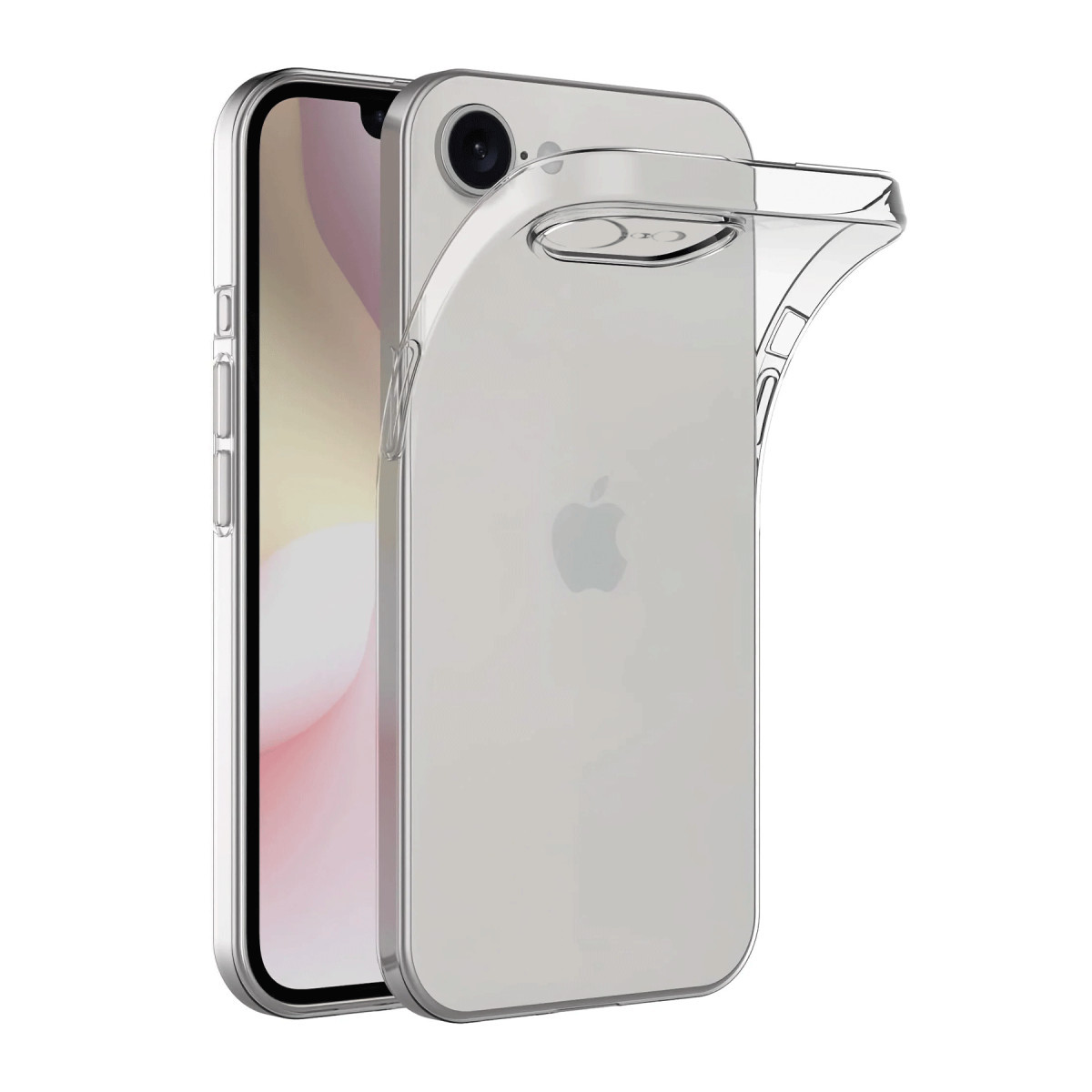 Newface Apple iPhone 16E Kılıf Lüx Şeffaf Silikon — görsel 3