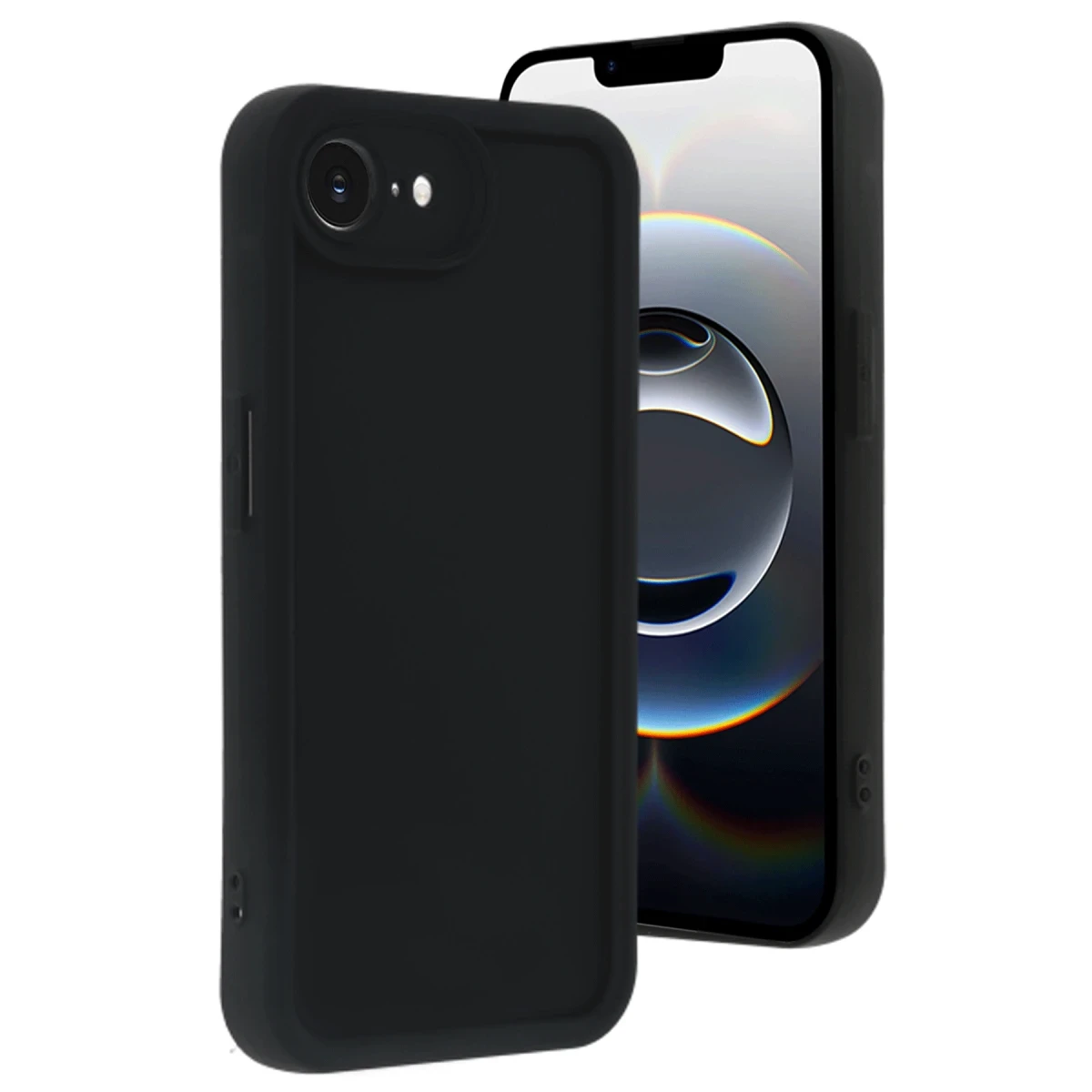 Newface Apple iPhone 16E Kılıf Viera Silikon - Siyah — görsel 2