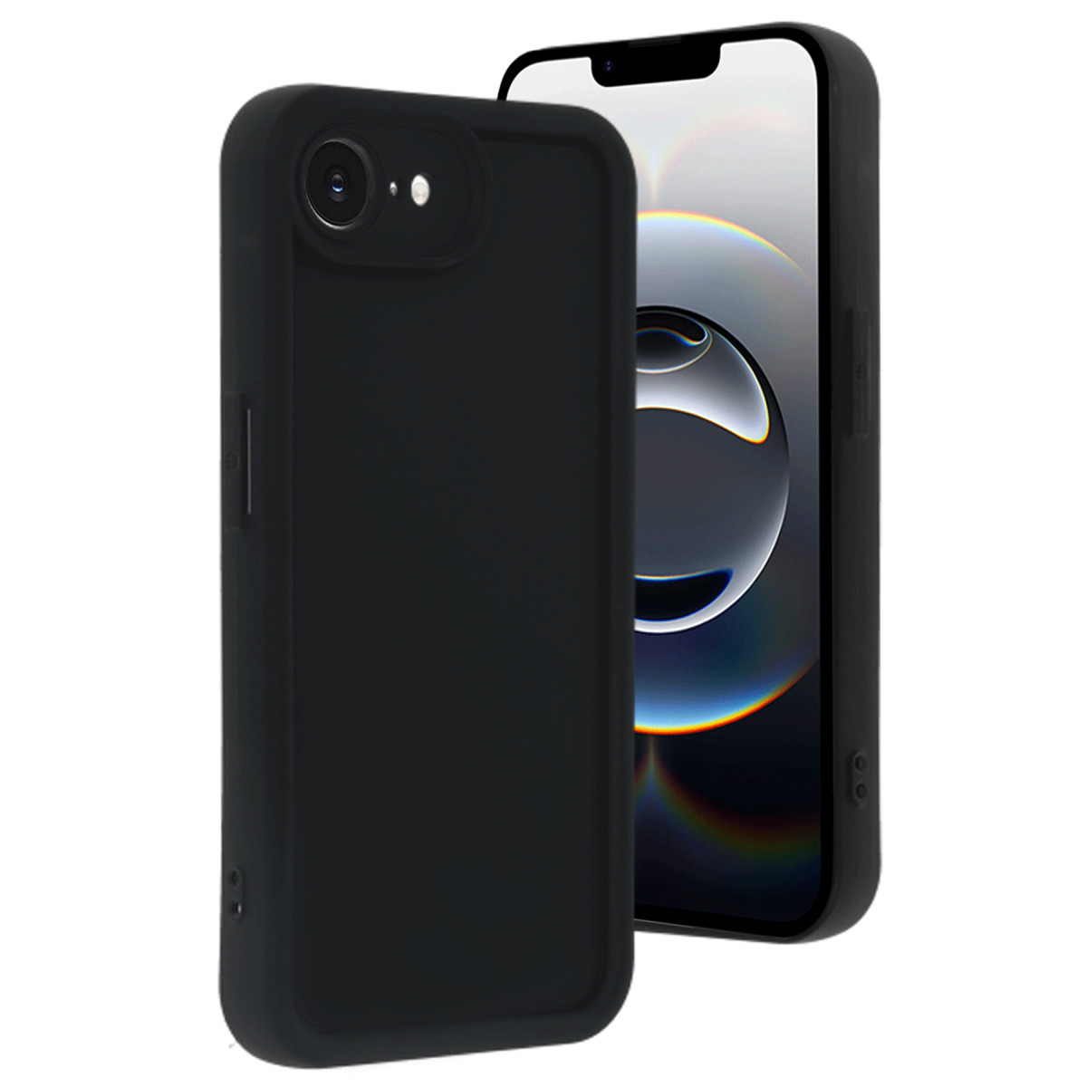 Newface Apple iPhone 16E Kılıf Viera Silikon - Siyah — görsel 3
