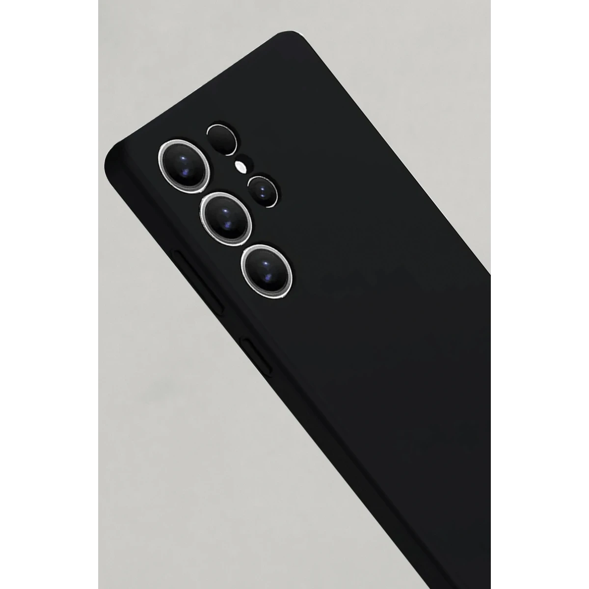 Newface Samsung Galaxy S25 Ultra Kılıf Nano içi Kadife Silikon - Siyah — görsel 5