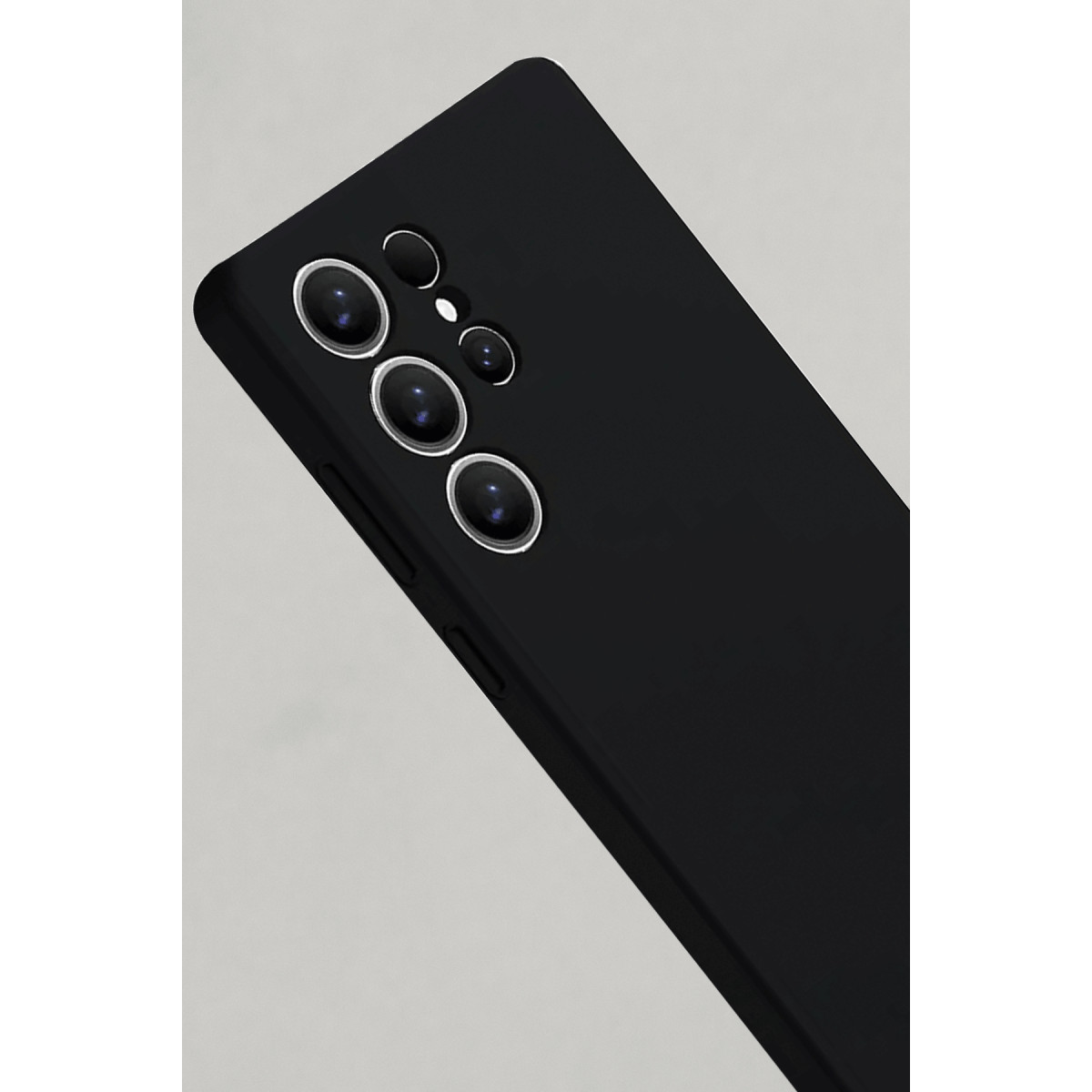 Newface Samsung Galaxy S25 Ultra Kılıf Nano içi Kadife Silikon - Siyah — görsel 8