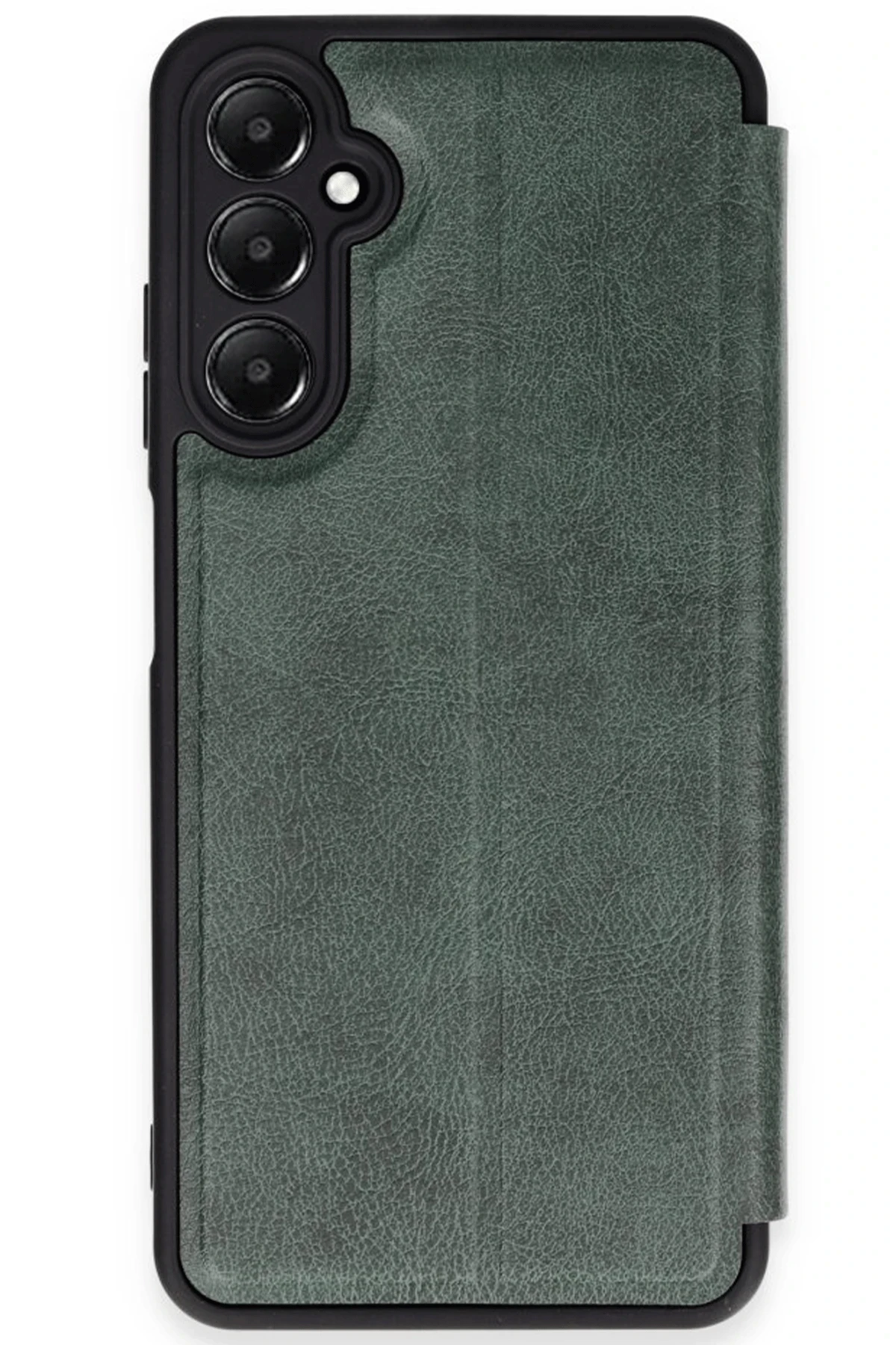 Newface Samsung Galaxy A35 5G Kılıf Flip Cover - Koyu Yeşil