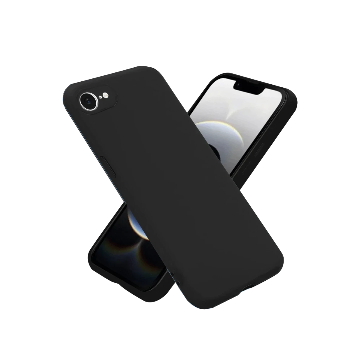 Newface Apple iPhone 16E Kılıf First Silikon - Siyah — görsel 2